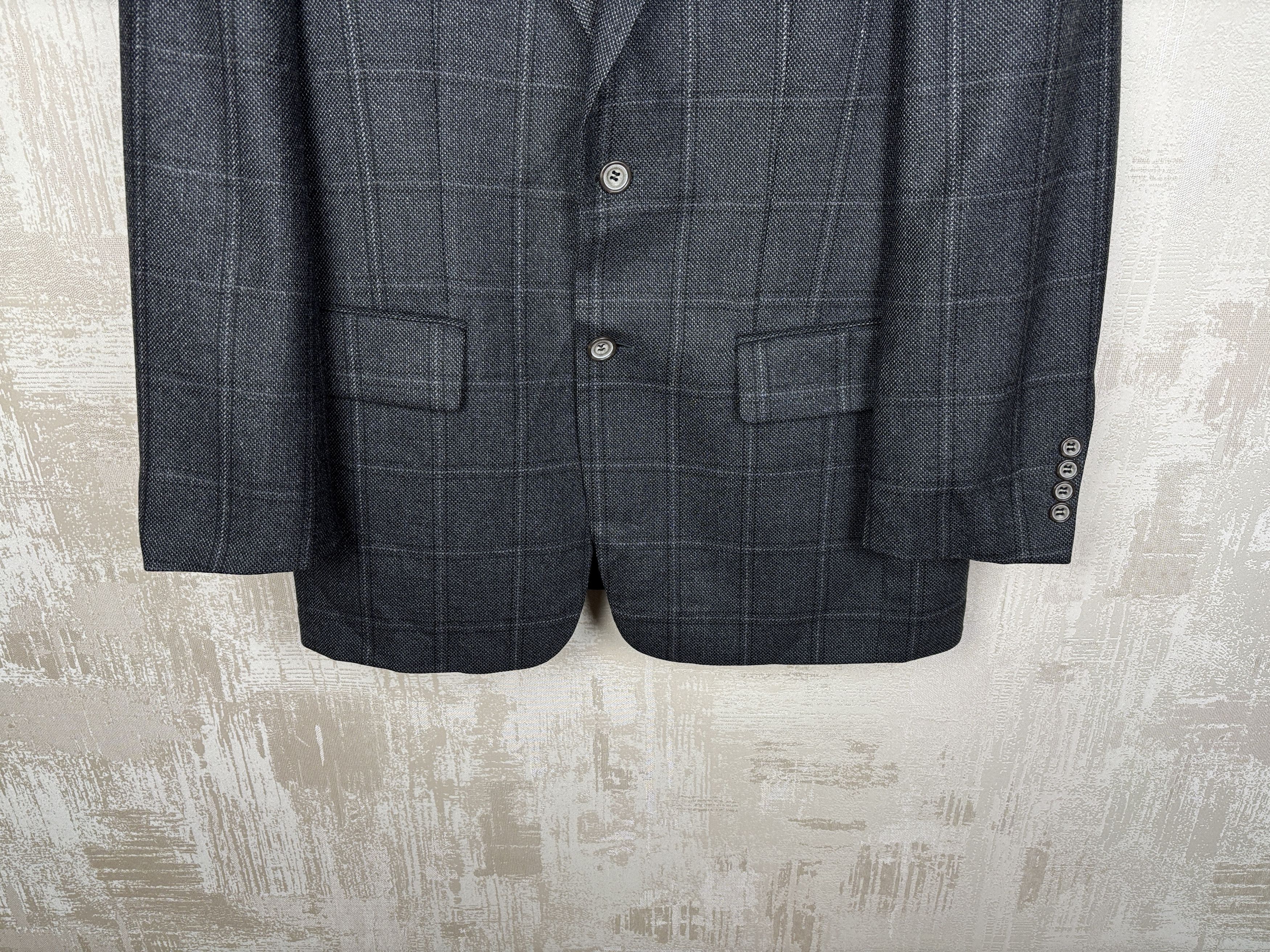 Other Mario Barutti x Cashalana Wool Cashmere Blend Check Blazer Size 38R - 5 Thumbnail