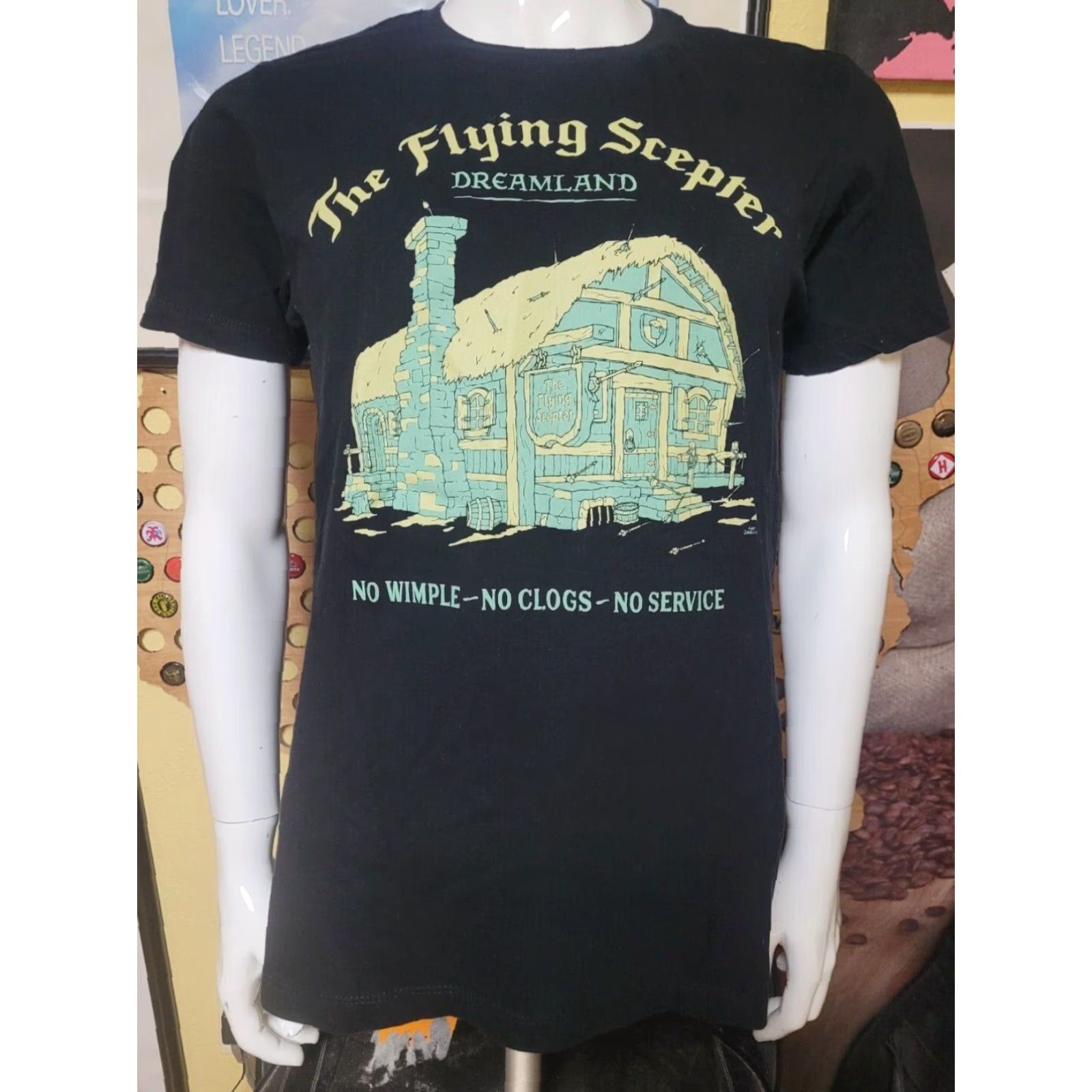 Vintage Disenchantment The Flying Scepter Dreamland T Shirt Medium Matt Groening Cartoon Shirt Mens M Black Crew Neck Short Sleeve Graphic Print Vintage Size US M / EU 48-50 / 2 - 2 Thumbnail