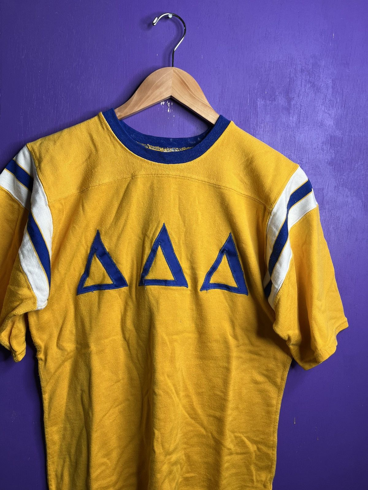 Vintage Vintage 70s Tri delta logo Kim jersey shirt Size US M / EU 48-50 / 2 - 3 Thumbnail