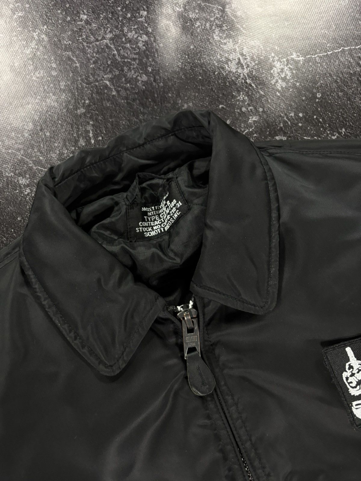 Other Schott CWU, FOG canoe club patch Bomber jacket Size US XL / EU 56 / 4 - 5 Thumbnail