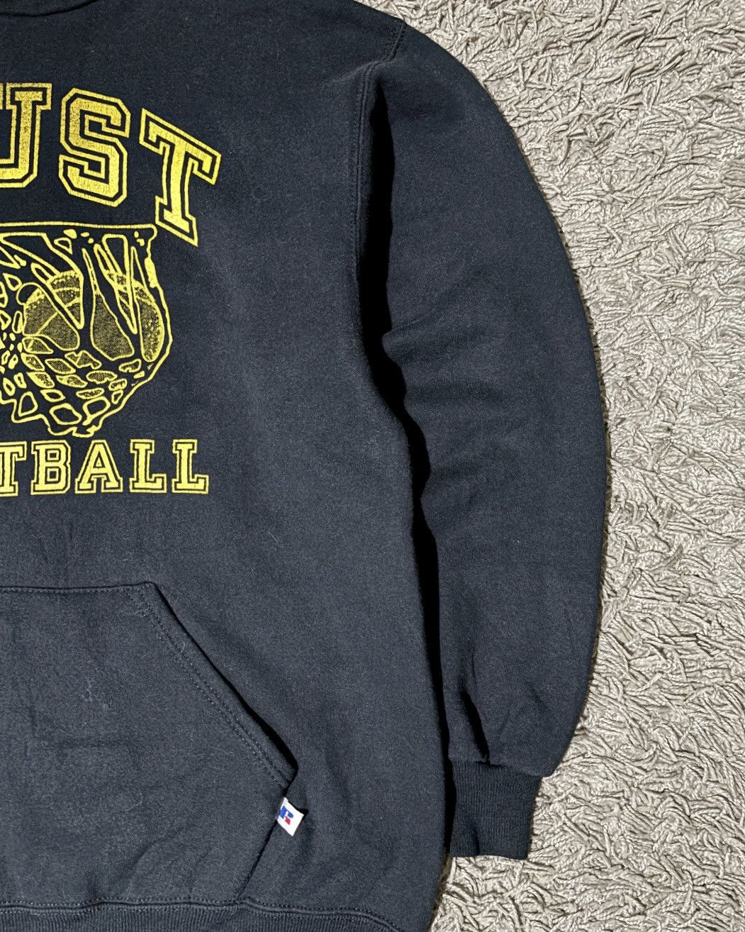 Russell Athletic 1990’s Russell Athletic “Faust Basketball” Black Hoodie Size US XL / EU 56 / 4 - 6 Thumbnail
