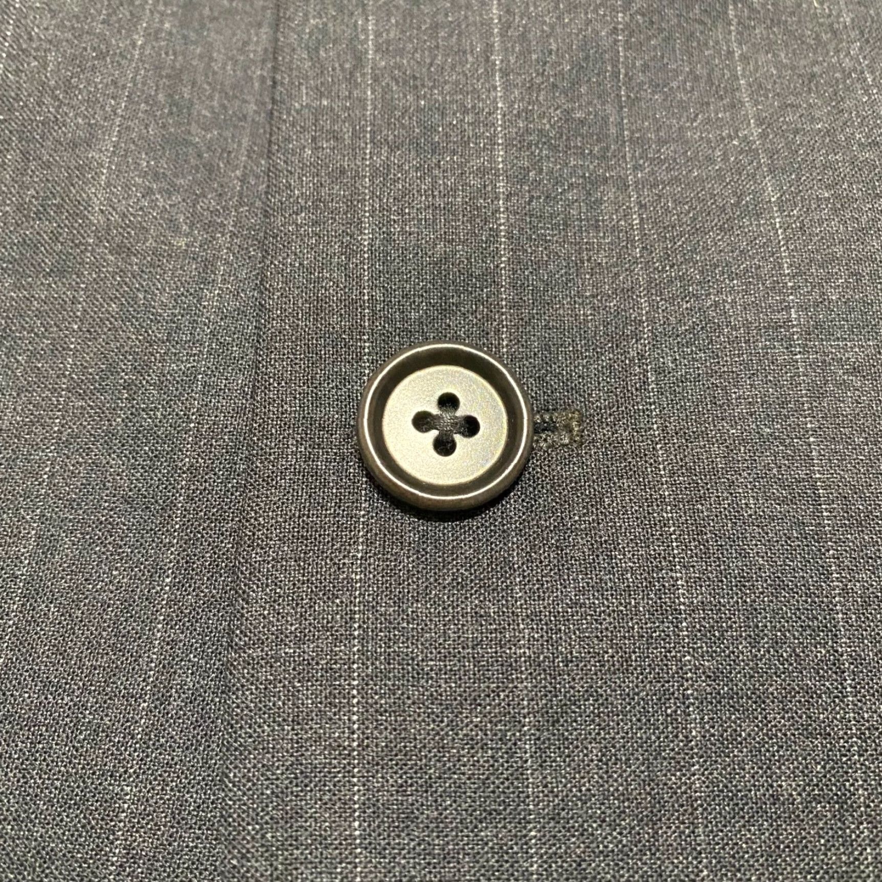Brooks Brothers Brooks Brothers Blazer Mens 42 Gray Wool Striped Two-Button Single-Breasted Notch Long Vintage: No Stretch Lined Chest 42 Regular Beige? Size 42R - 7 Thumbnail