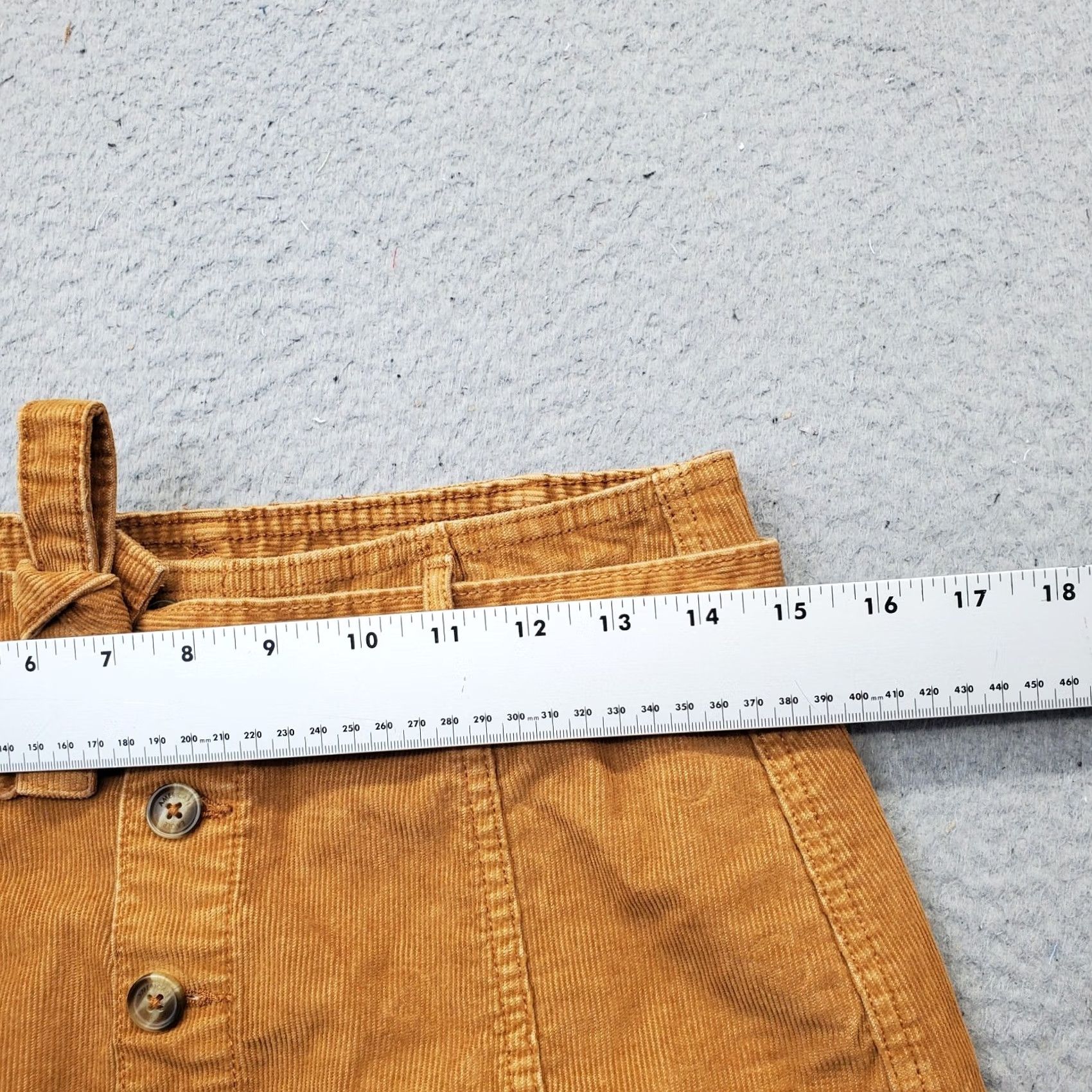 American Eagle Outfitters American Eagle Outfitters A-Line Skirt Womens 4 Brown Corduroy Stretch High Rise Size 27" / US 4 / IT 40 - 4 Thumbnail