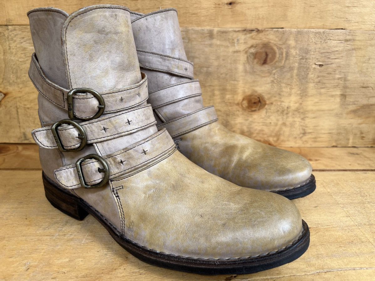 Fiorentini + Baker Fiorentini + Baker Edwin Eternity 3 Buckle Leather Boot Size US 8 / IT 38 - 1 Thumbnail