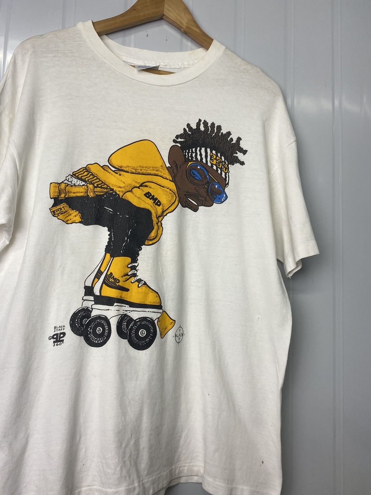 VERY RARE! Vintage 90s Skate Tees BMP Hookups Parody