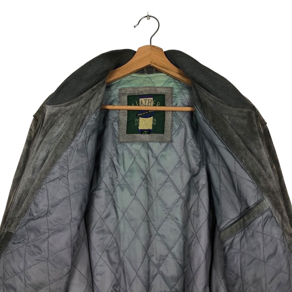 Japanese Brand 📌Vintage Genuine Leather Jacket Bomber Biker World Size US L / EU 52-54 / 3 - 15 Thumbnail