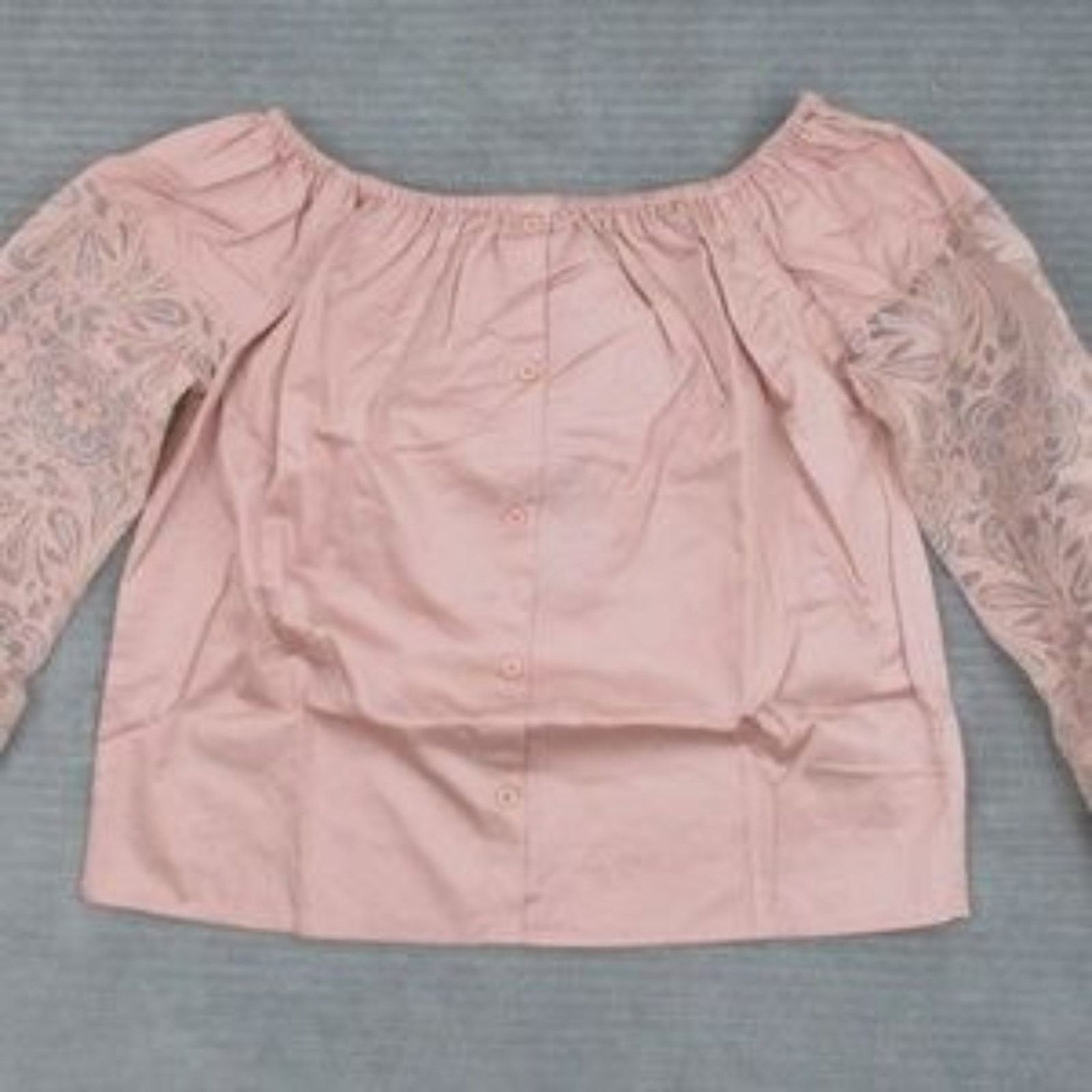 Other NWT Romeo + Juliet Couture Off the Shoulder Blouse Medium Size M / US 6-8 / IT 42-44 - 1 Thumbnail