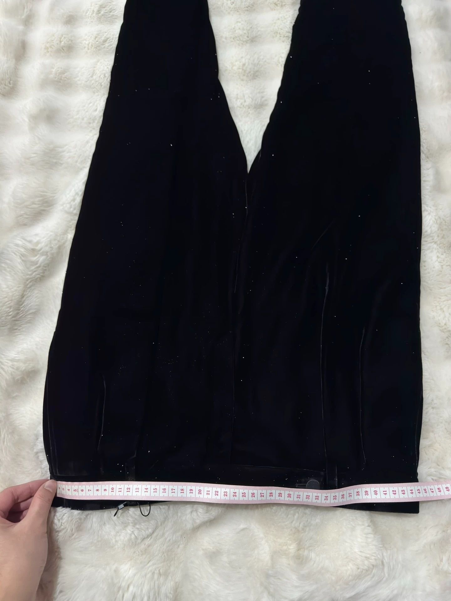 Saint Laurent Paris Saint Laurent SLP Brand New Sparkling Velvet Trousers Size US 34 / EU 50 - 4 Thumbnail