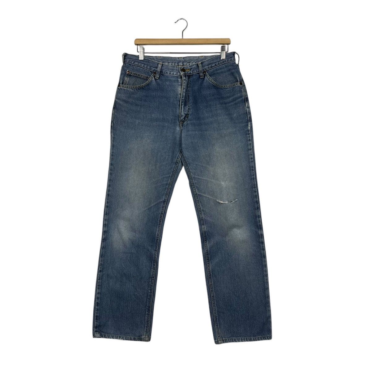 Lee Vintage Lee Distressed Denim Jeans Size US 34 / EU 50 - 1 Thumbnail