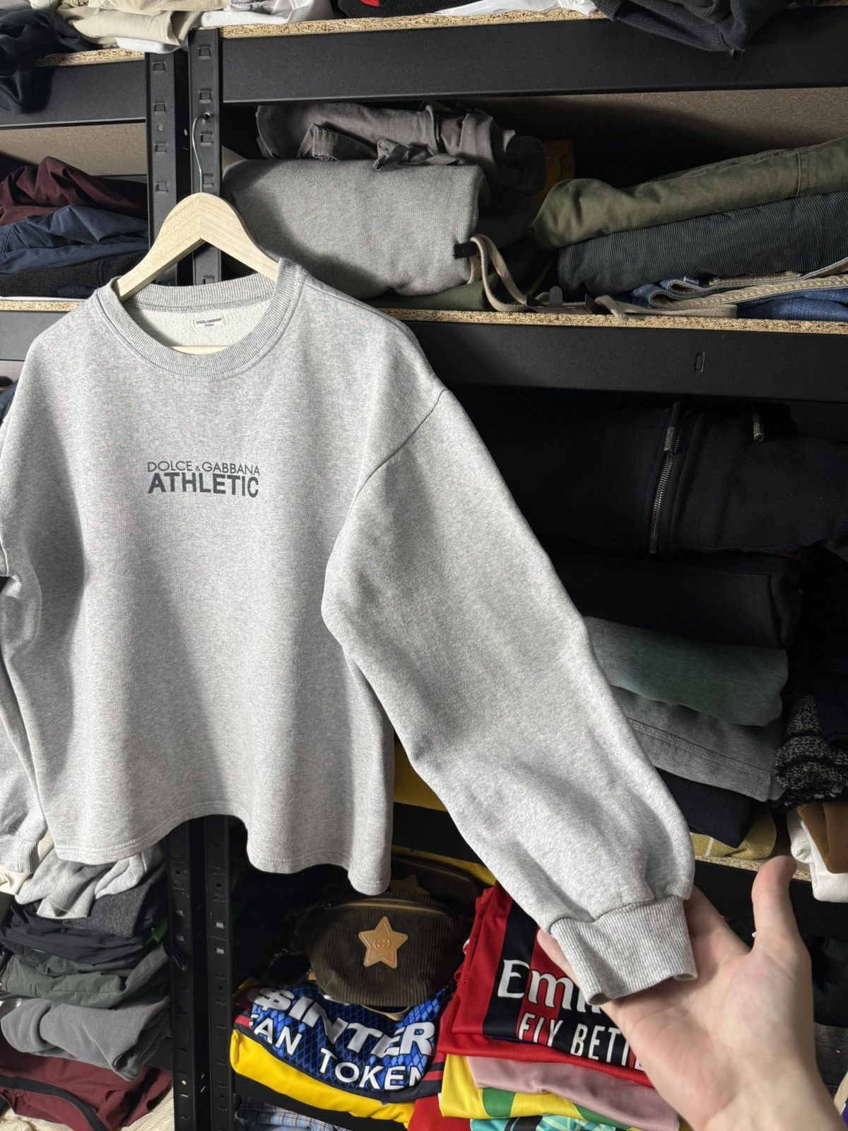 Dolce & Gabbana Vintage Dolce & Gabbana Athletic Crewneck Sweatshirt Grey Size XL / US 12-14 / IT 48-50 - 9 Thumbnail