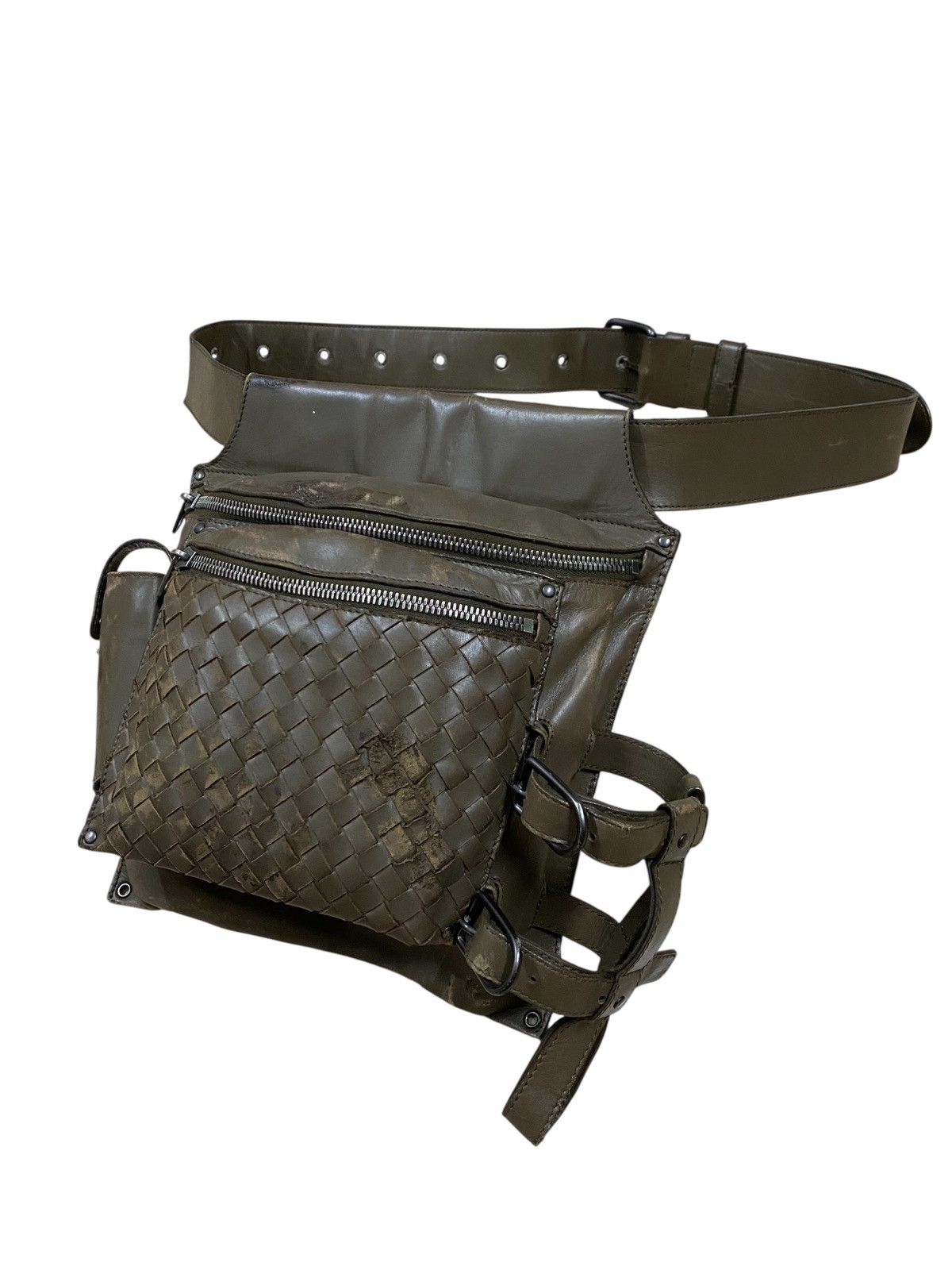 Bottega Veneta Bottega Vannetta tactical leather waist bag Size ONE SIZE - 8 Thumbnail