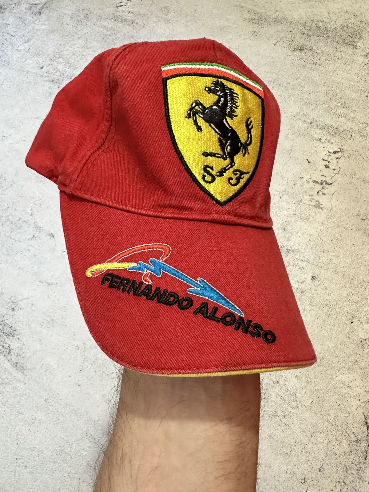 Ferrari Ferrari Cap Fernando Alonso vtg Size ONE SIZE - 2 Thumbnail