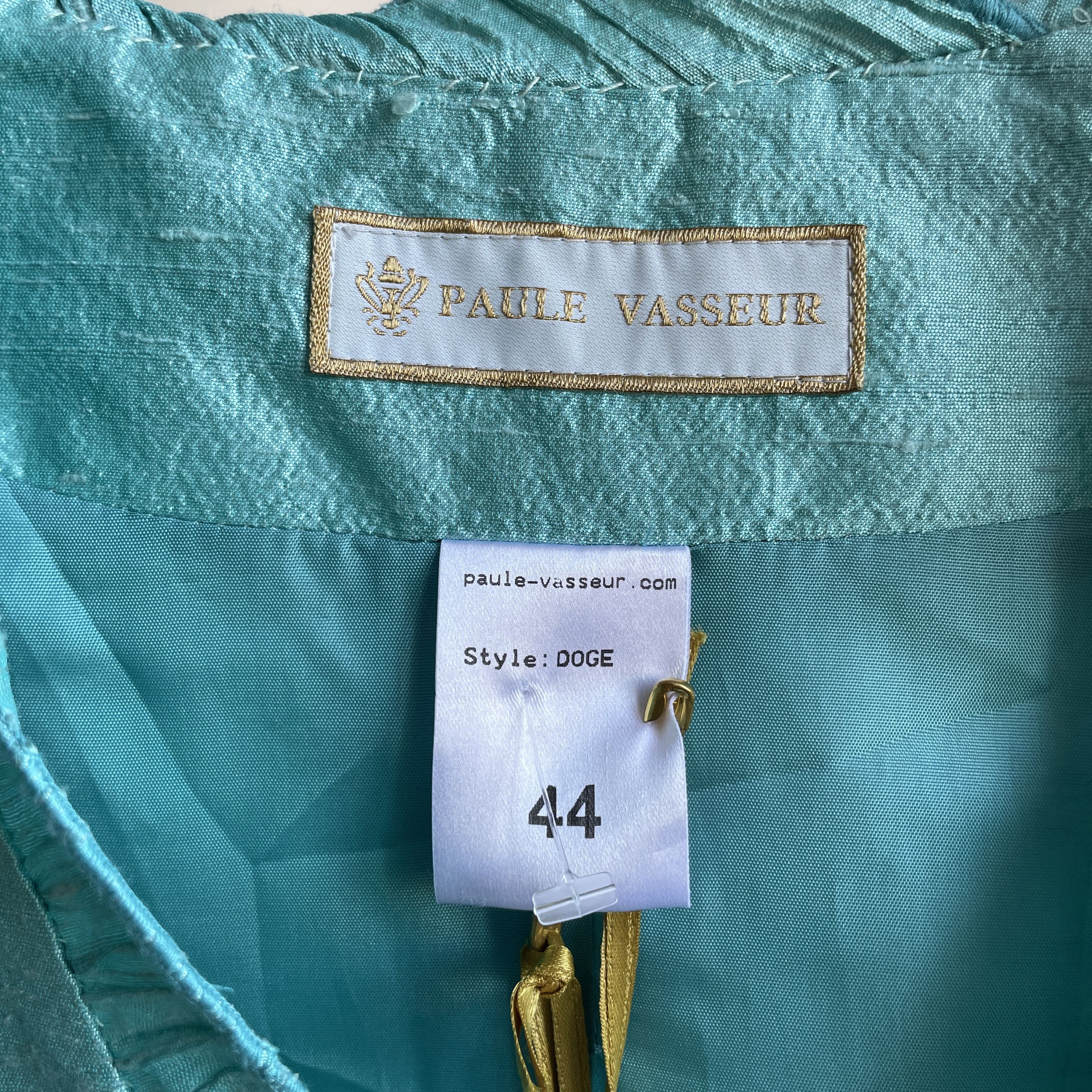Other BNWT Paule Vasseur Doge Silk Blazer Size EUR 44 Size L / US 10 / IT 46 - 7 Thumbnail
