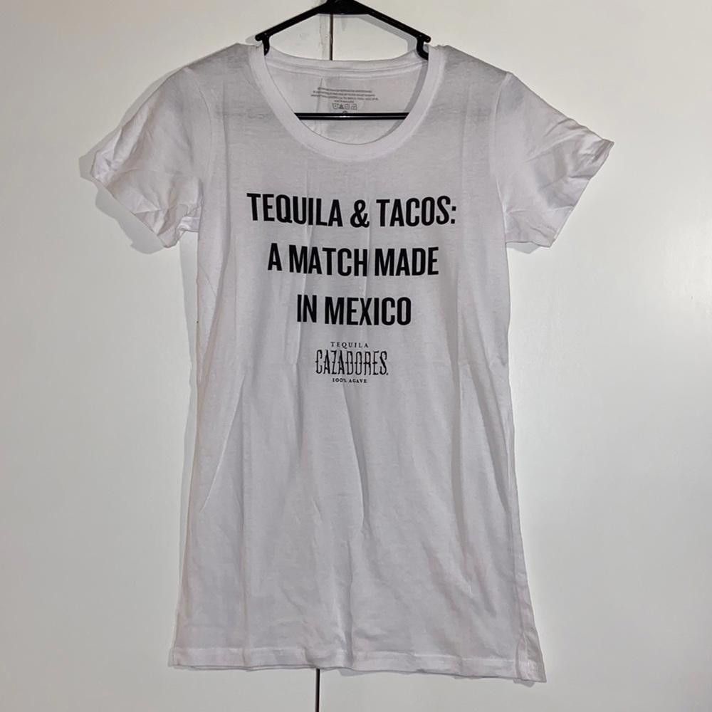 Designer NWOT ‘TEQUILA & TACOS Fitted Tee Medium Size M / US 6-8 / IT 42-44 - 1 Thumbnail