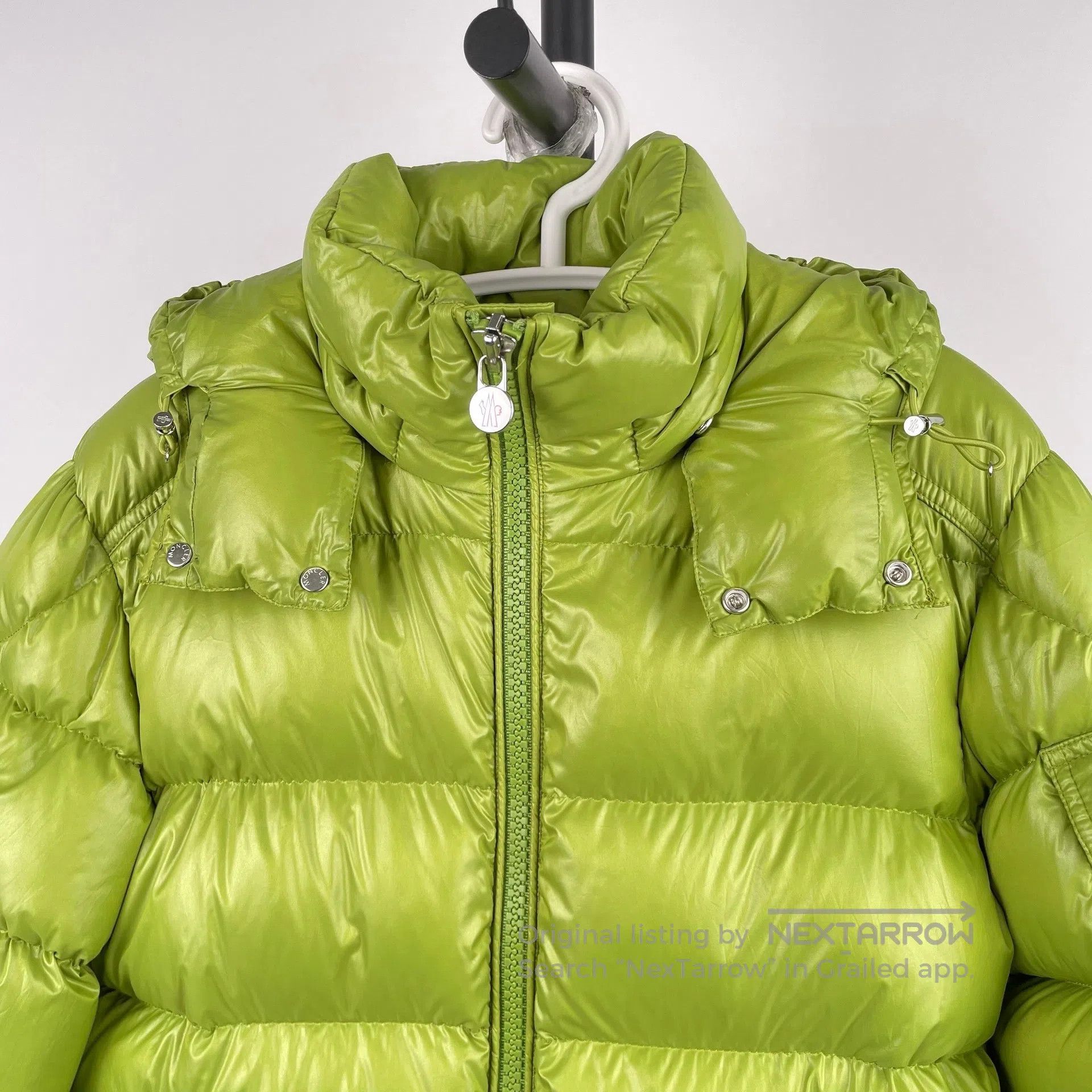 Moncler Moncler Avocado green down jacket| Size S / US 4 / IT 40 - 8 Thumbnail