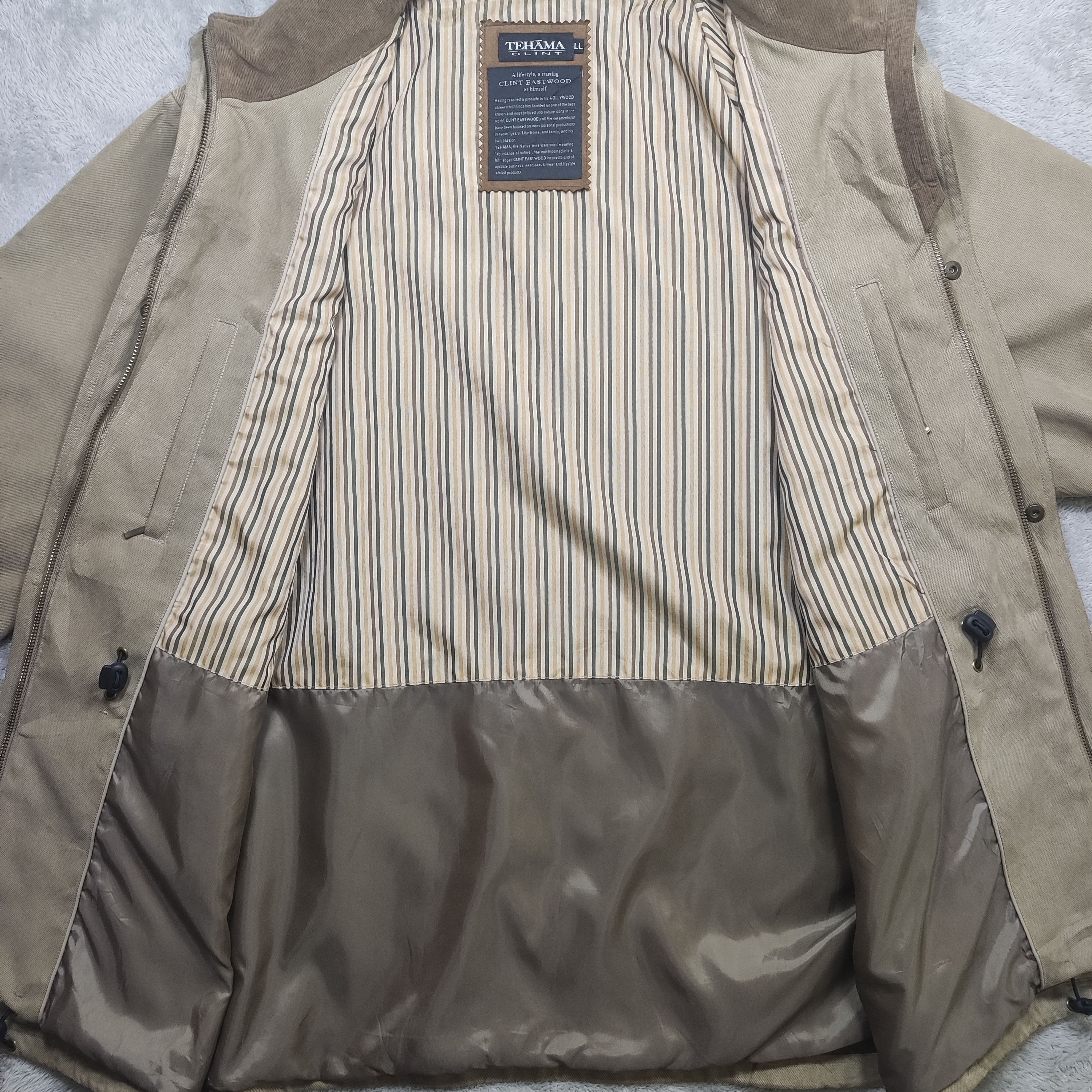Vintage TEHAMA CLINT EASTWOOD VINTAGE KHAKI FIELD JACKET Size US L / EU 52-54 / 3 - 10 Thumbnail