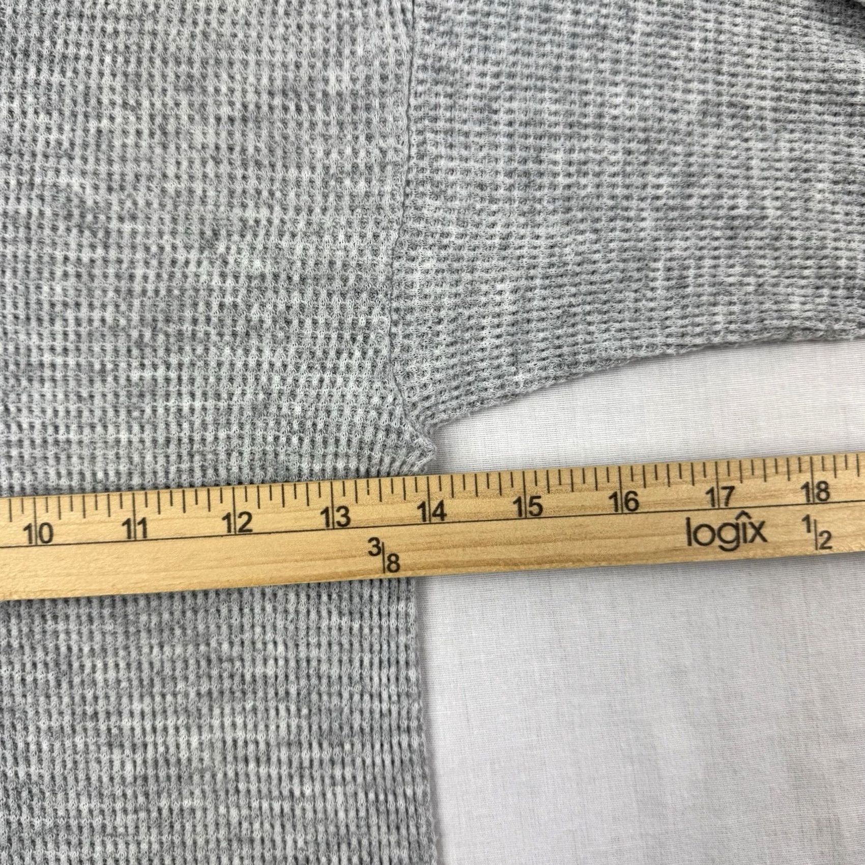 Vintage VINTAGE American Thermal Shirt XL Gray Adult Long Sleeve Crew Neck Hipster 80s Grunge Boy? Mens Size US XL / EU 56 / 4 - 6 Thumbnail