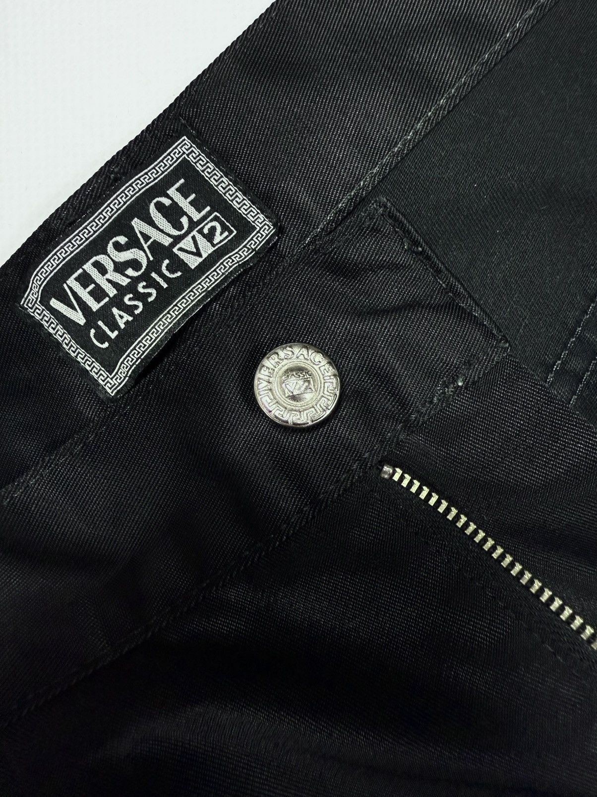 Versace Versace V2 Classic Cotton Nylon Blend Straight Pants Size US 30 / EU 46 - 10 Thumbnail