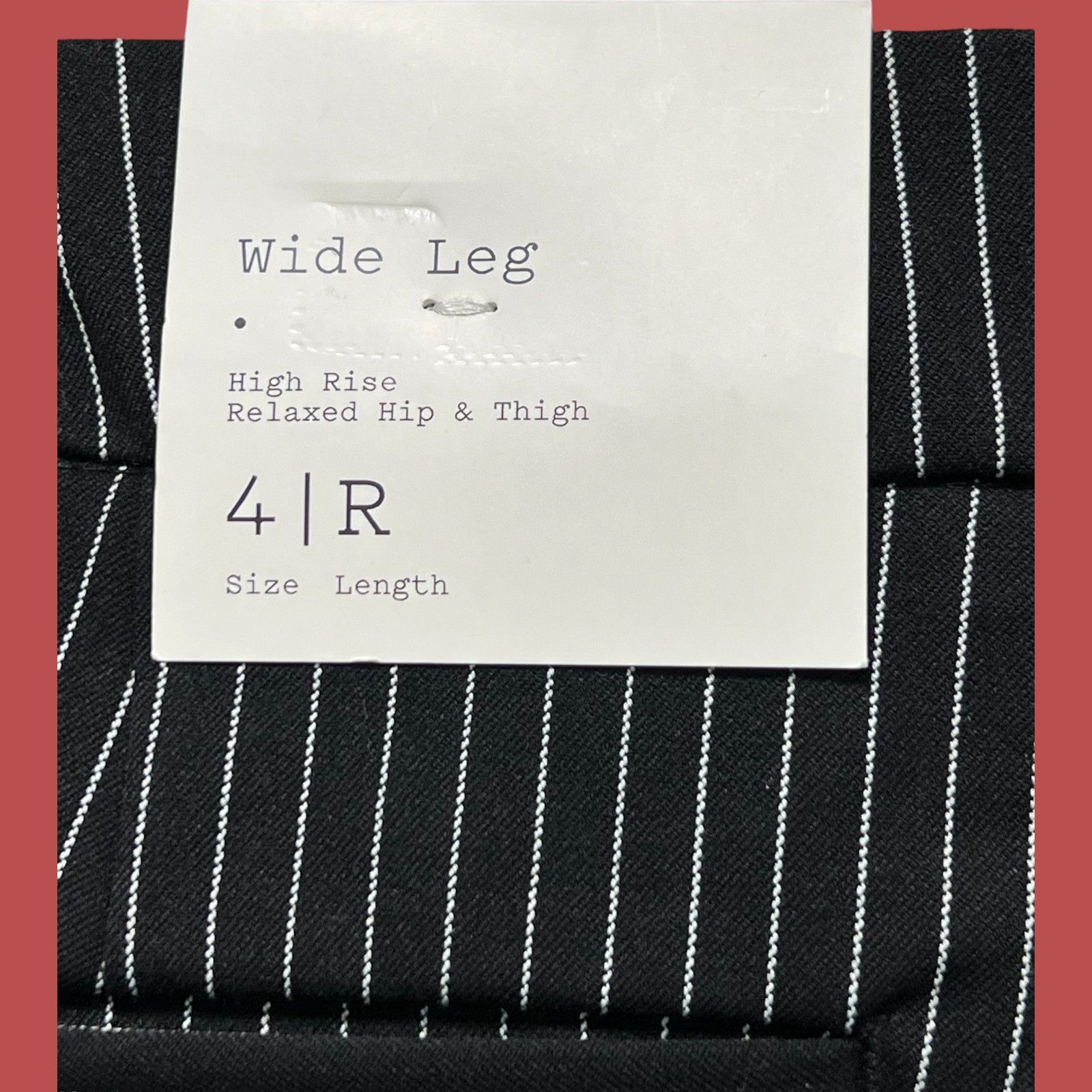 Other A New Day - Women's High Rise Relaxed Pants Length & Wide Le Size 27" / US 4 / IT 40 - 9 Thumbnail
