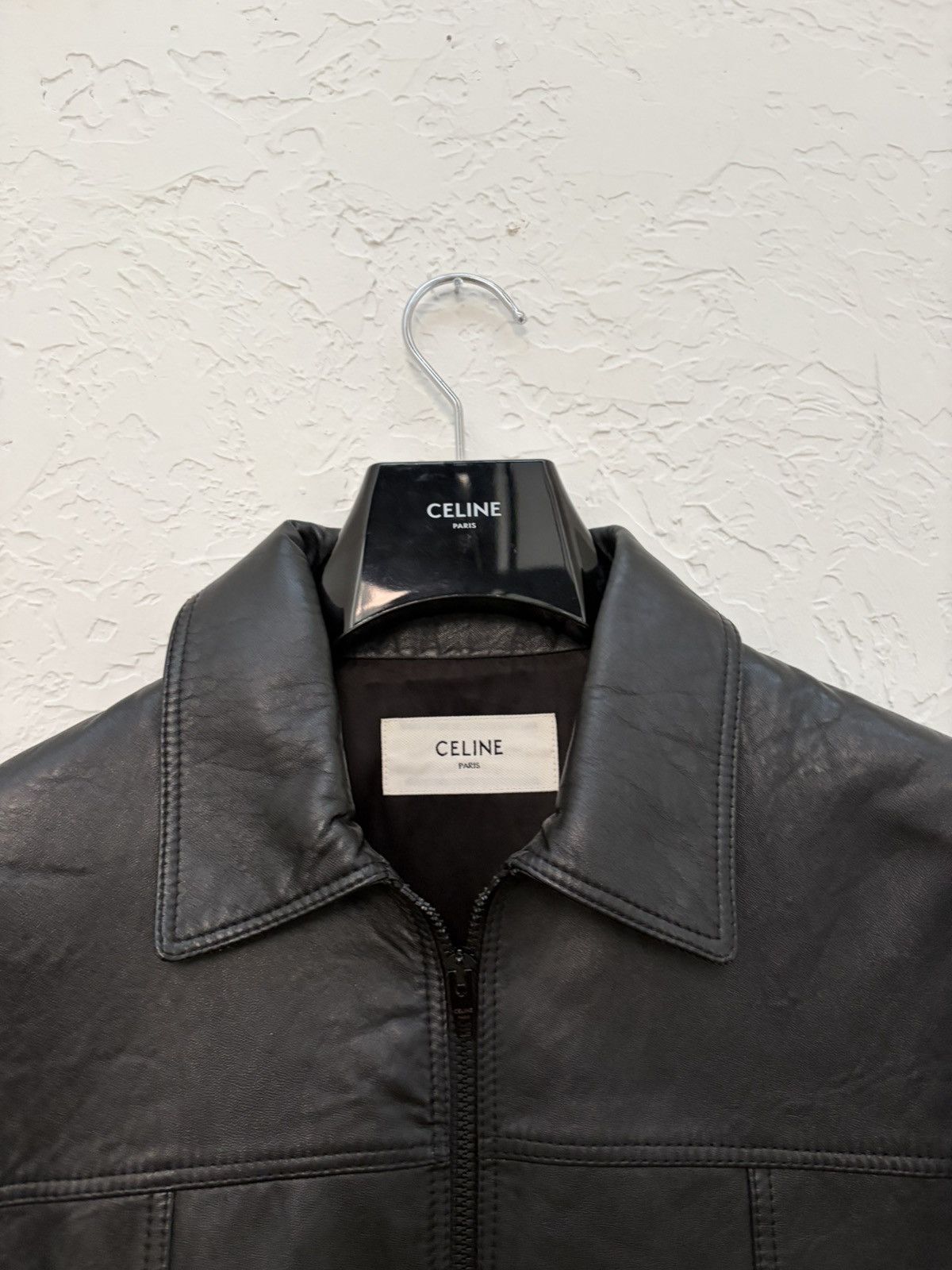 Celine Rare — Celine SS25 Leather Jacket worn by Hedi Size US M / EU 48-50 / 2 - 3 Thumbnail