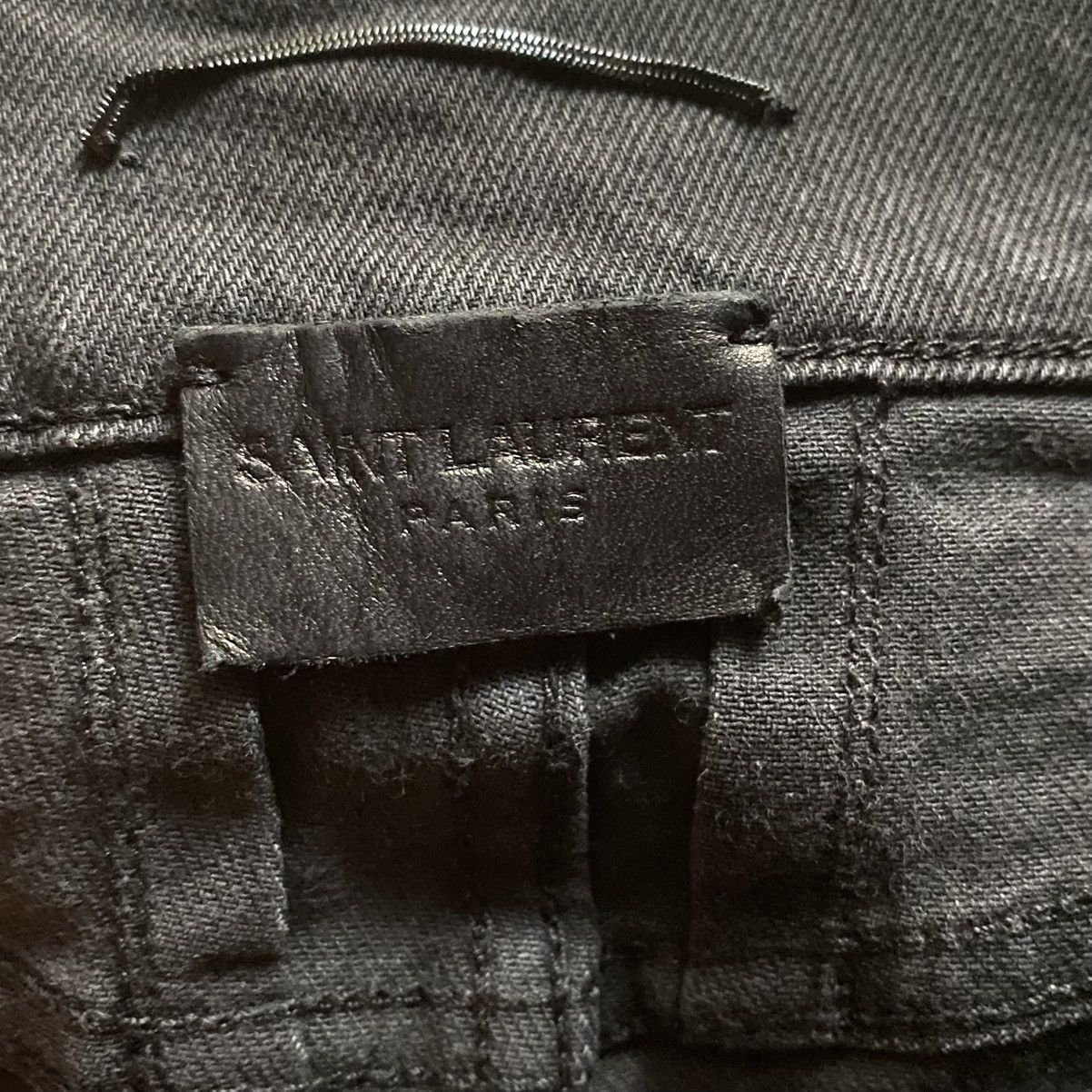 Saint Laurent Paris Fall2016 Blk Chain D02 Jeans Hedi Slimane Era Size US 30 / EU 46 - 4 Thumbnail