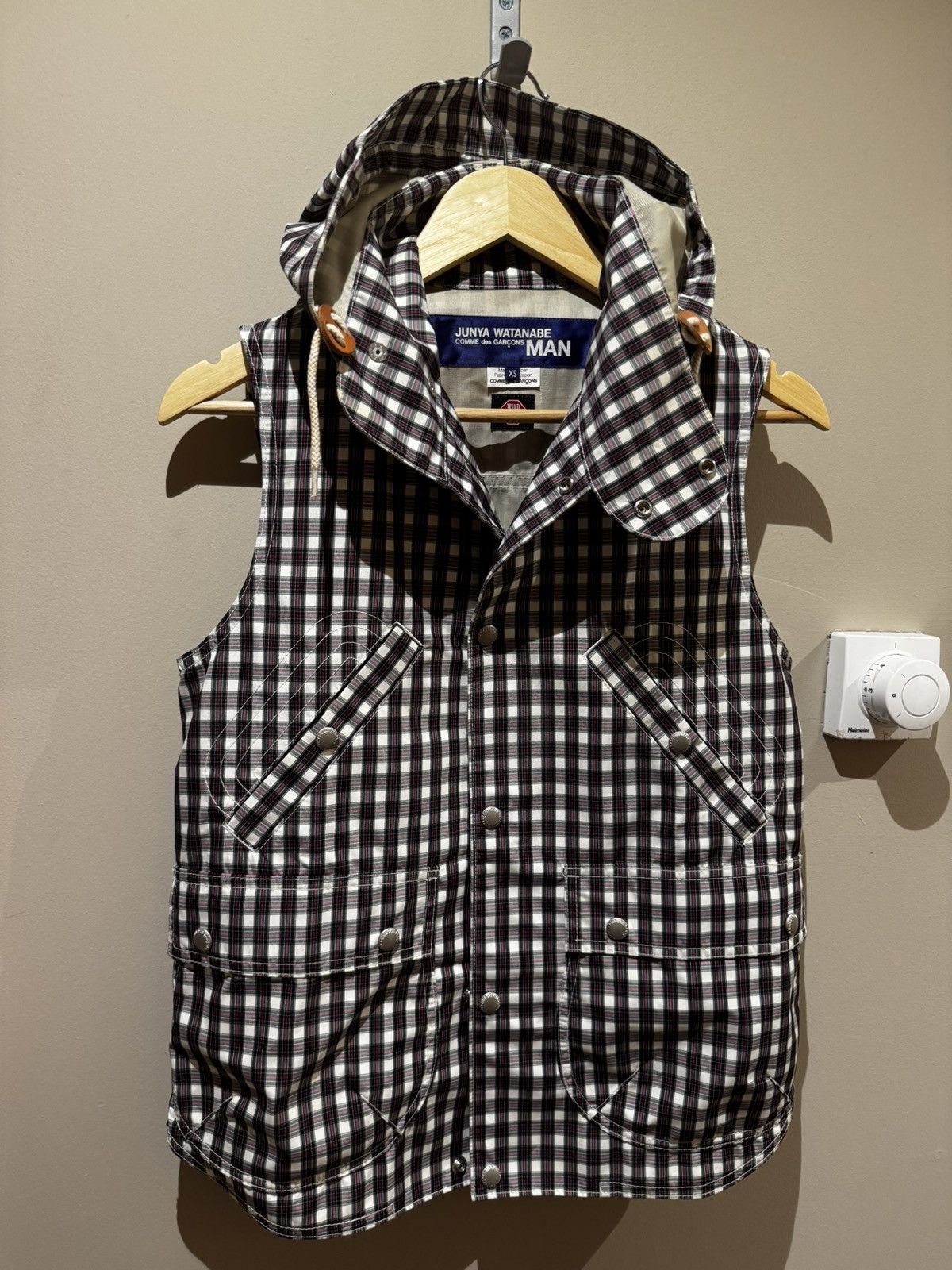 Junya Watanabe Junya Watanabe Comme des Garcons Plaid Windstopper Vest Size US S / EU 44-46 / 1 - 1 Thumbnail