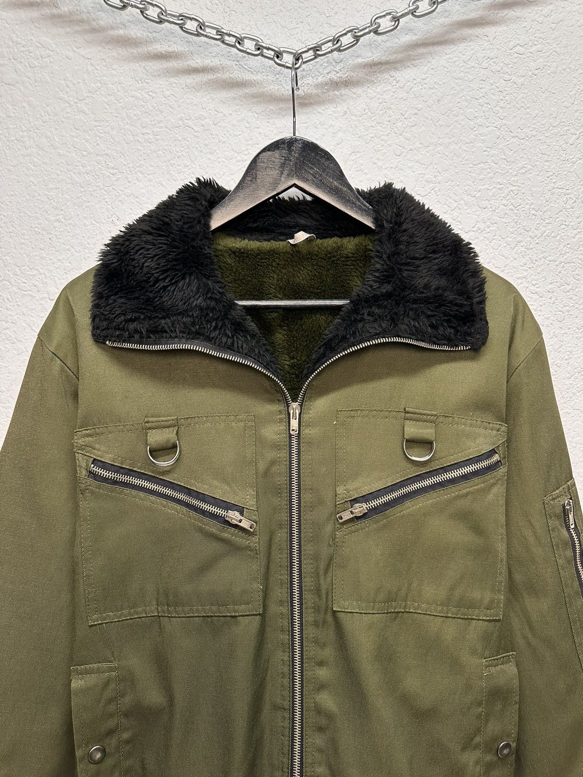 14th Addiction LGB Japan faux fur cropped jacket leopard Hysteric Glamour Size US L / EU 52-54 / 3 - 3 Thumbnail