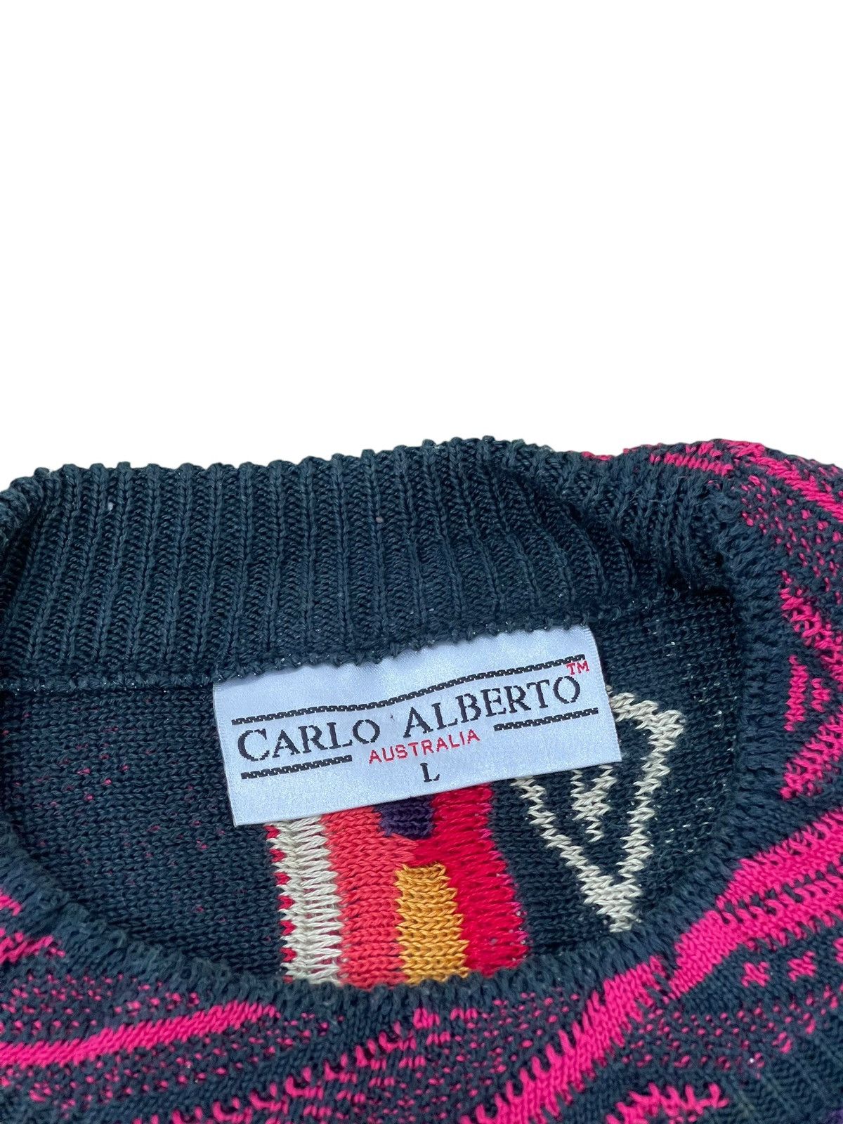 Vintage Carlo Alberto Australia Knitwear Coogi Style 6🟩0 Size US L / EU 52-54 / 3 - 8 Thumbnail