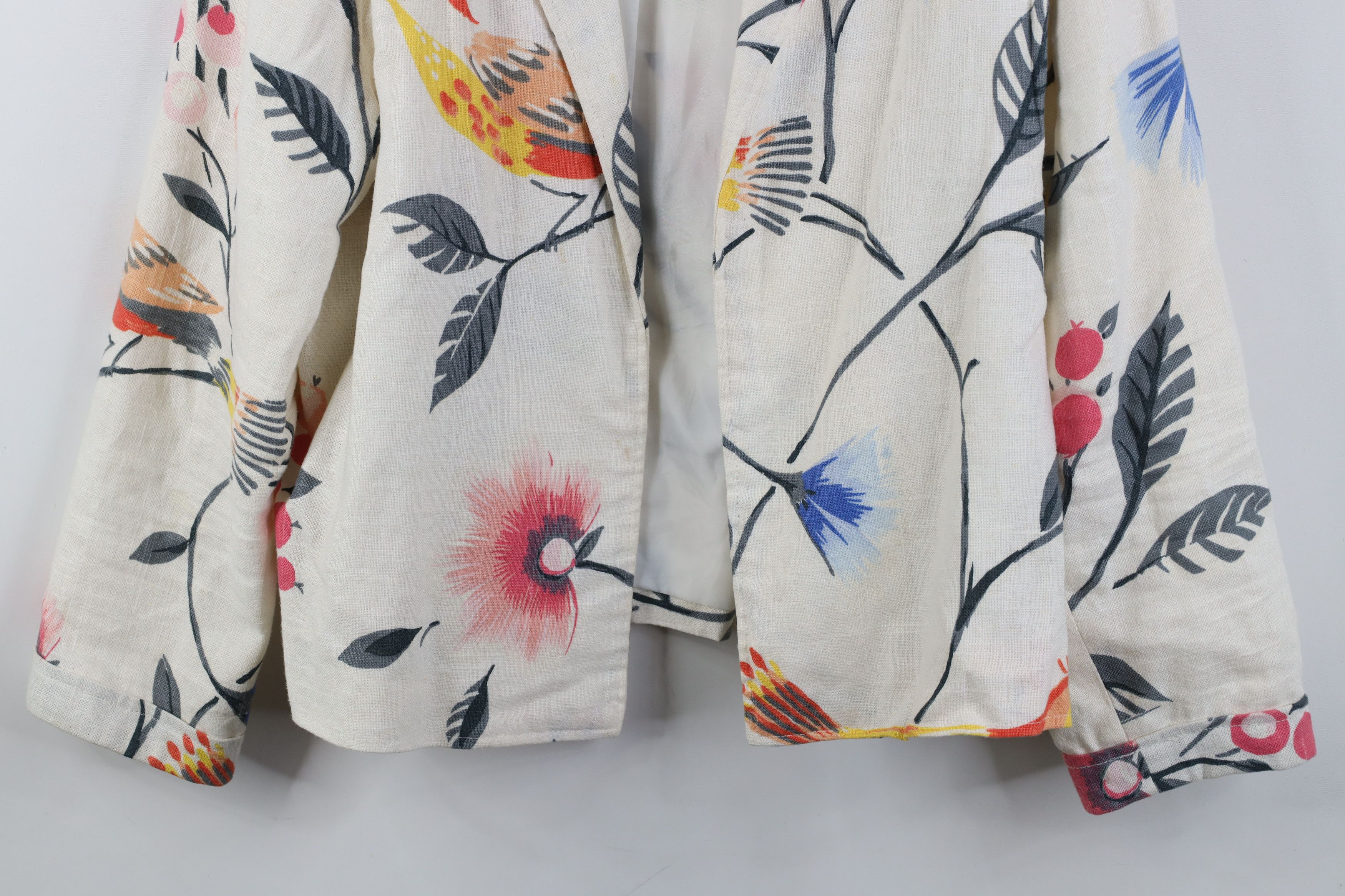 Vintage Vintage 90s Painted Pony Bird Open Front Blazer Jacket USA Size XL / US 12-14 / IT 48-50 - 3 Thumbnail