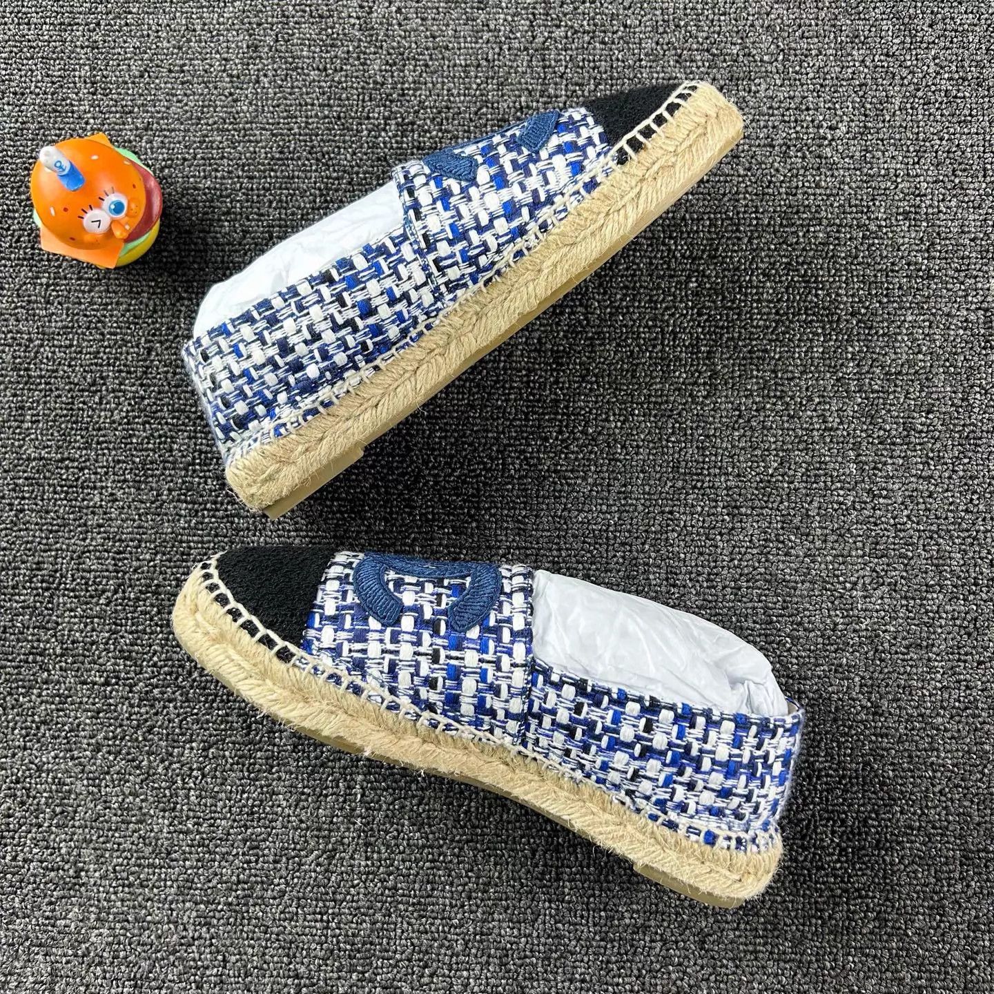 Chanel Chanel Blue Woven Fisherman Shoes Size 36 Size US 5.5 / IT 35.5 - 3 Thumbnail