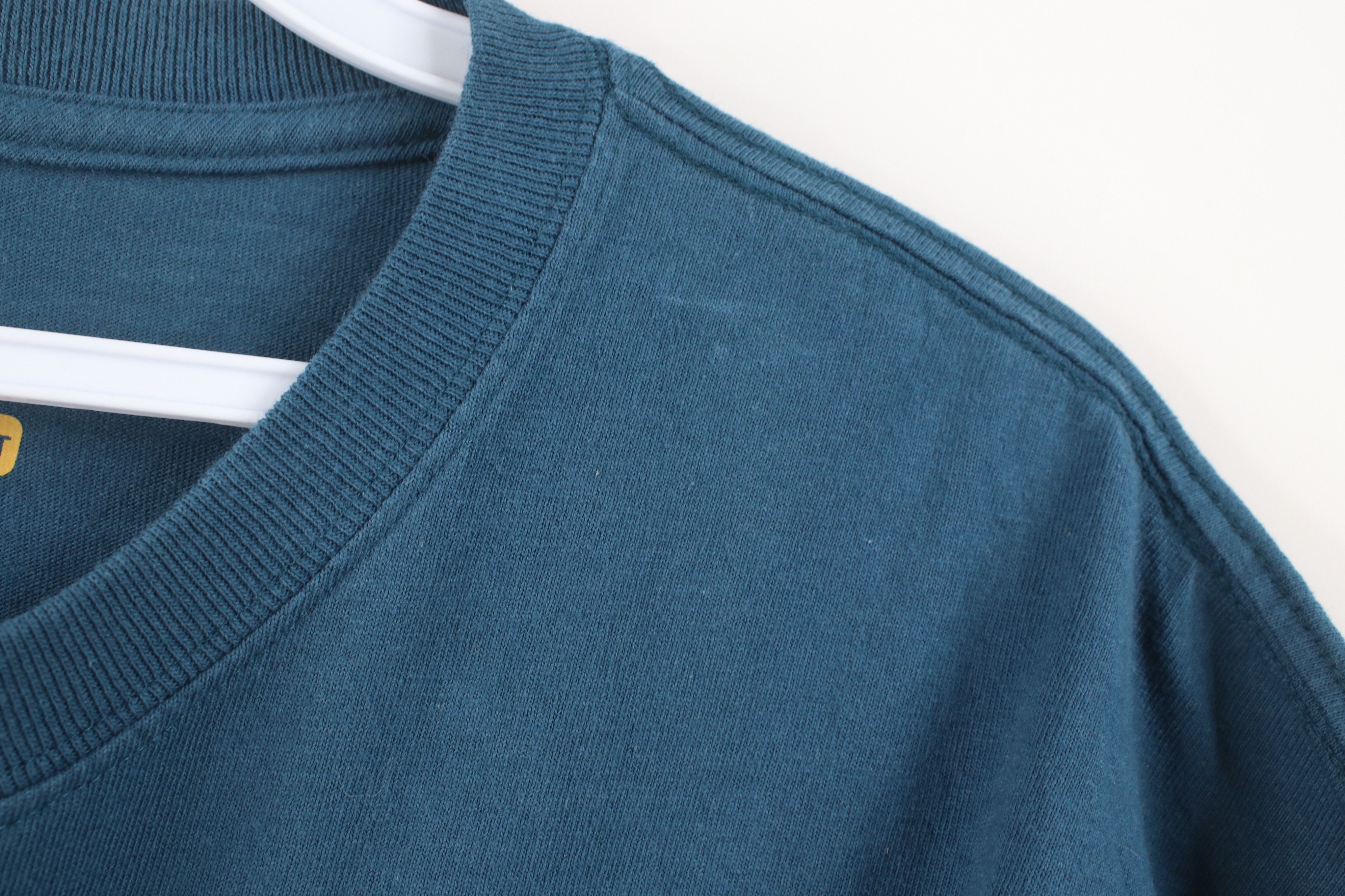 Carhartt Vintage Y2K Carhartt Original Fit Pocket T-Shirt Blue Cotton Size US L / EU 52-54 / 3 - 6 Thumbnail