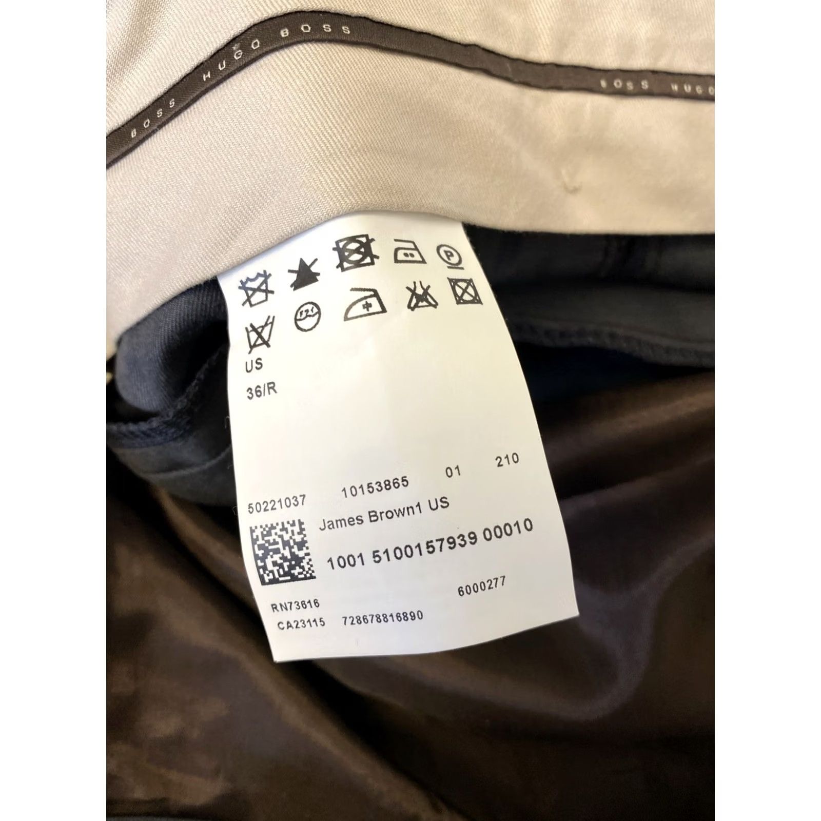 Hugo Boss HUGO BOSS Dress Pants Men’s Size 36 Light Brown Flat Front Wool 30 Inseam Dry Clean Only Regular Pants Mens Size US 36 / EU 52 - 7 Thumbnail