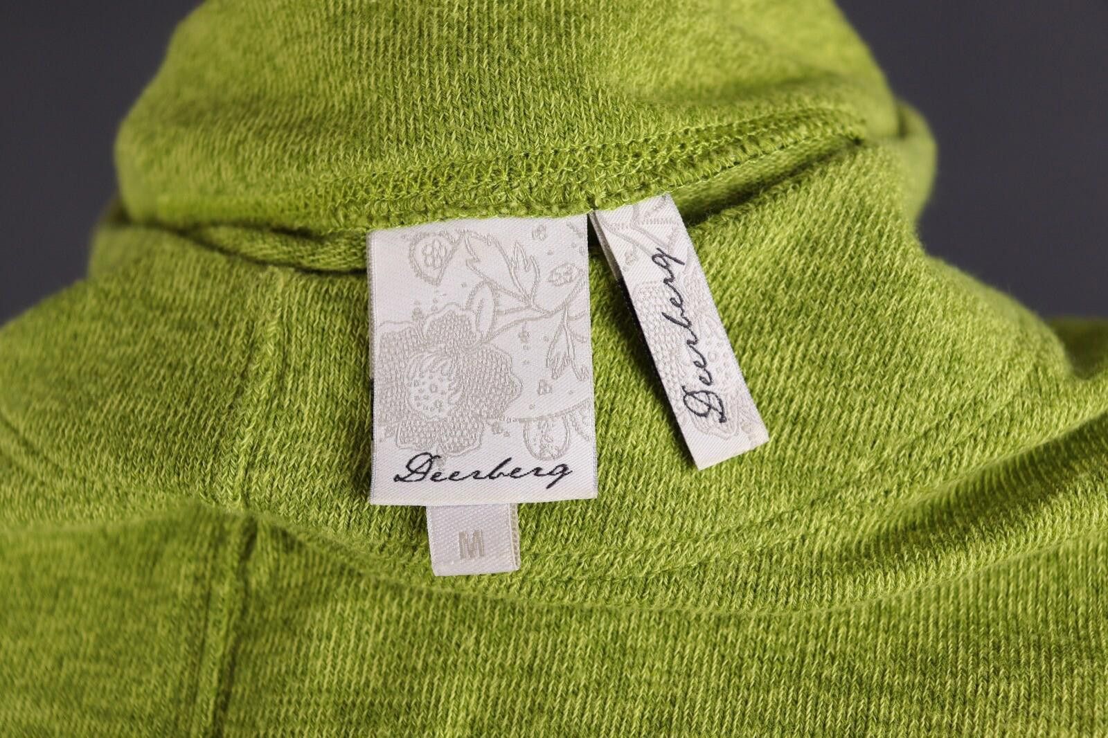Designer Deerberg by Oska Green Knit Sweater Midi Dress Size M Size M / US 6-8 / IT 42-44 - 10 Thumbnail