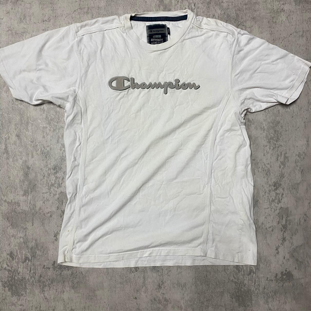 Other White Champion cotton t-shirt Size US L / EU 52-54 / 3 - 1 Thumbnail