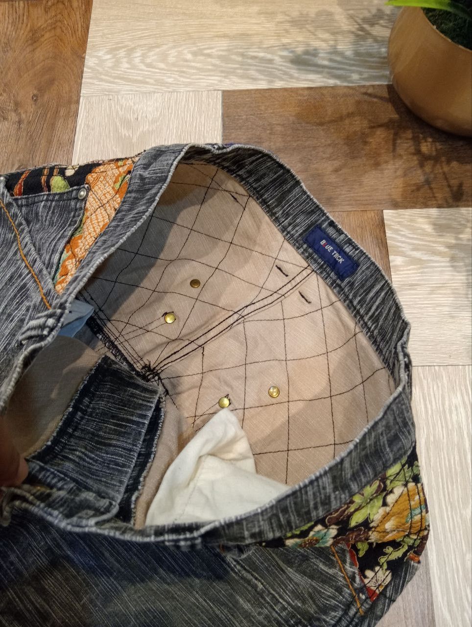 Japanese Brand JAPANESE BLUE TRICK DOUBLE WAIST SUKAJAN JEANS - SIZE 3 Size US 34 / EU 50 - 8 Thumbnail