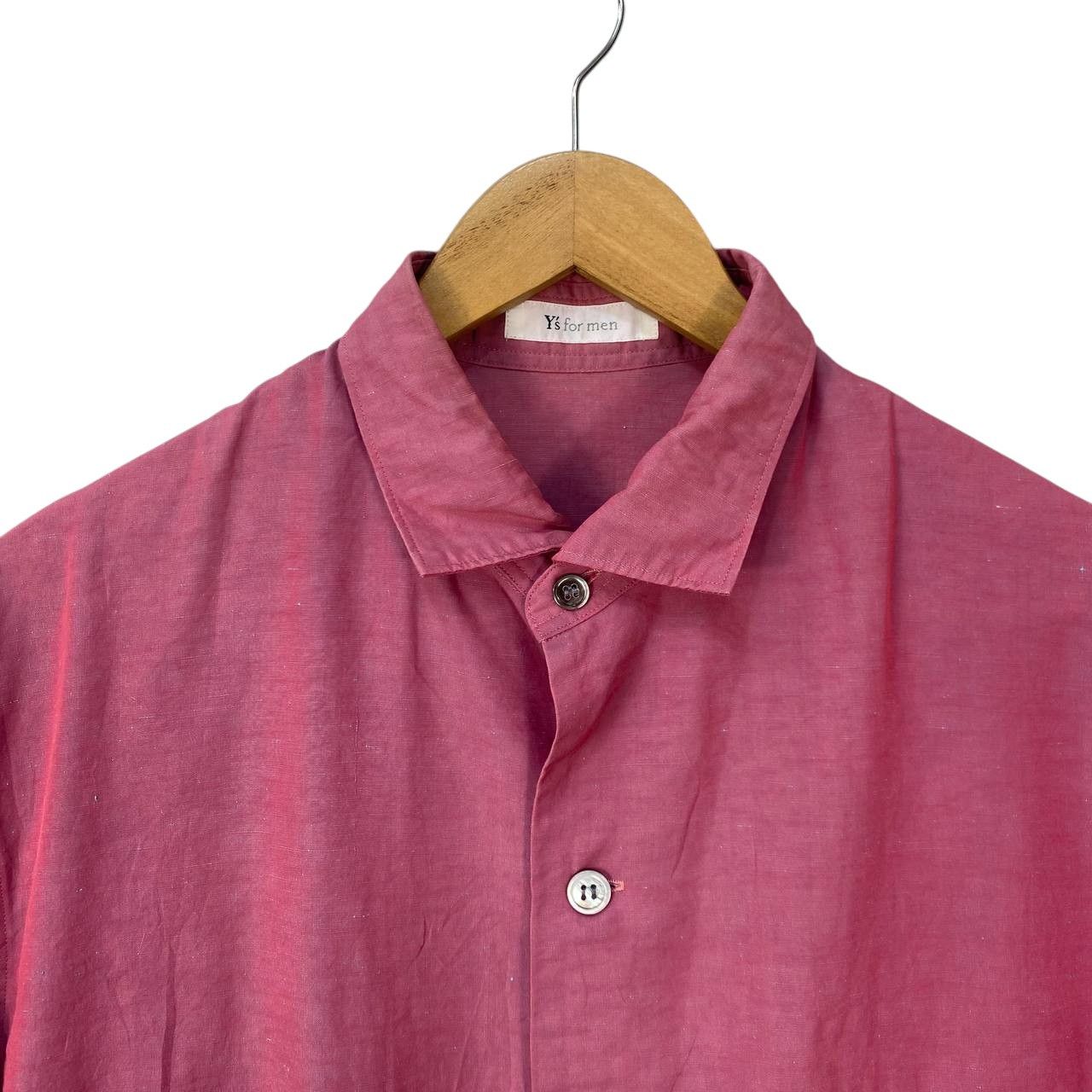 Yohji Yamamoto VINTAGE 90S YS YOHJI YAMAMOTO LINEN SHIRT SHORTSLEEVE Size US M / EU 48-50 / 2 - 5 Thumbnail