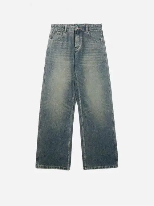 Japanese Brand High Street Washed Loose Vintage Casual Jeans Size US 32 / EU 48 - 5 Thumbnail