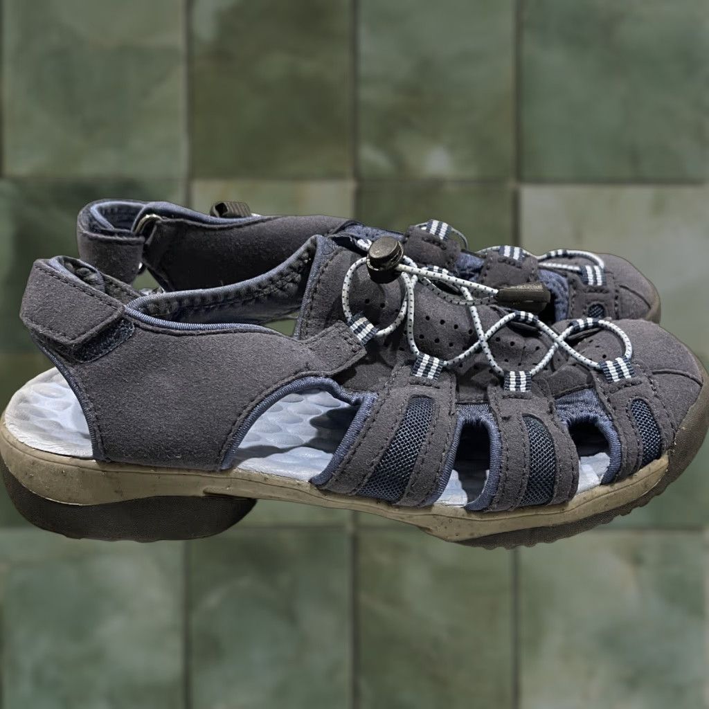 Clarks VINTAGE not applicable; but create title: Clarks Tuvia Maddee Womens Closed Toe Trail Fisherman Sandals Sz 8 M Blue Modern Sport Sandal Size US 8 / IT 38 - 1 Thumbnail