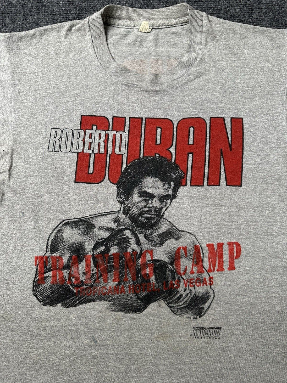 Other Mens Roberto Duran Boxing Training Camp Las Vegas 1980s Sz M Size US M / EU 48-50 / 2 - 3 Thumbnail
