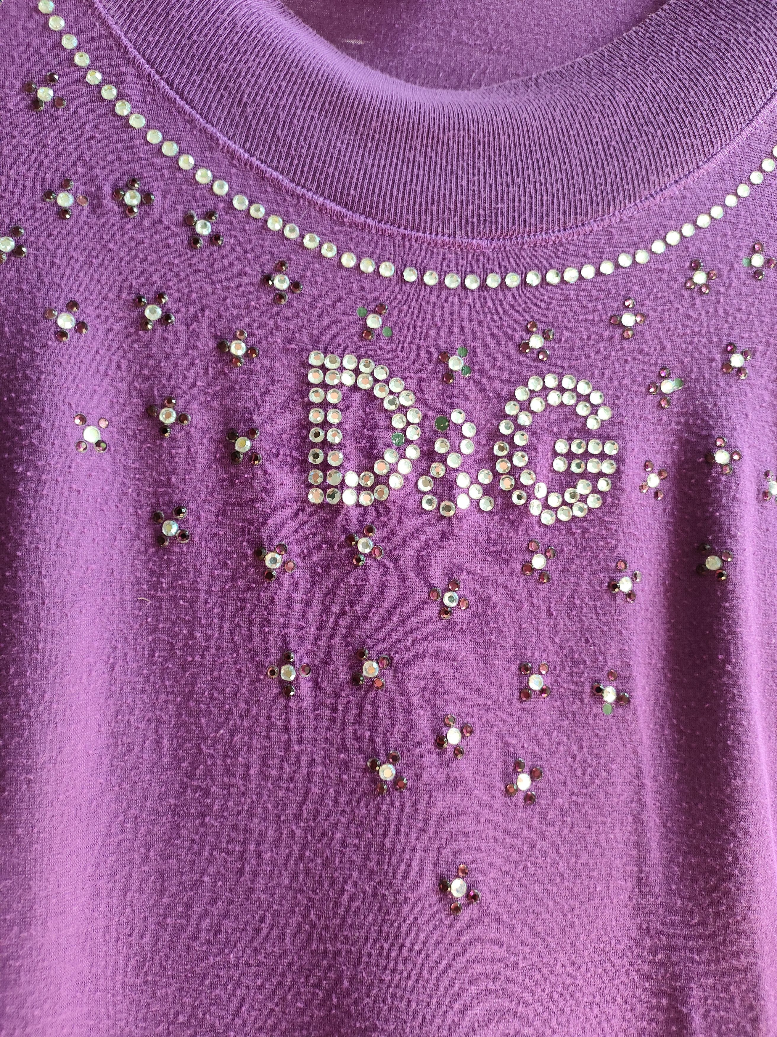 Dolce & Gabbana D&G Y2K Crystals Top Size S / US 4 / IT 40 - 2 Thumbnail