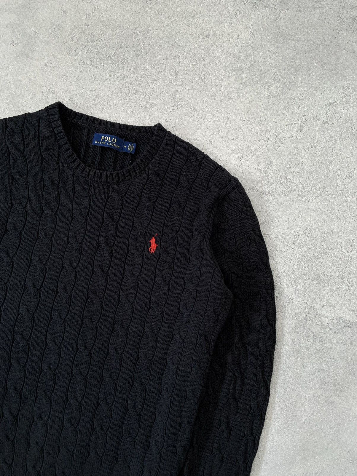 Polo Ralph Lauren Polo Ralph Lauren Cable Knit Size US L / EU 52-54 / 3 - 5 Thumbnail