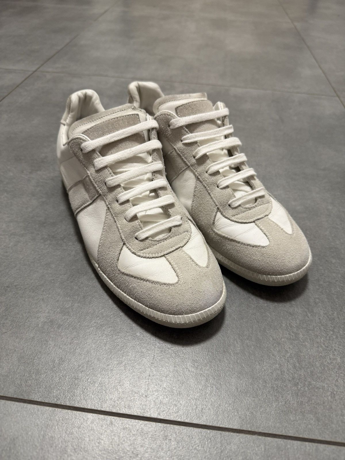 Maison Margiela Maison Margiela GAT White Sneakers gats margiela Size US 7.5 / EU 40-41 - 1 Thumbnail