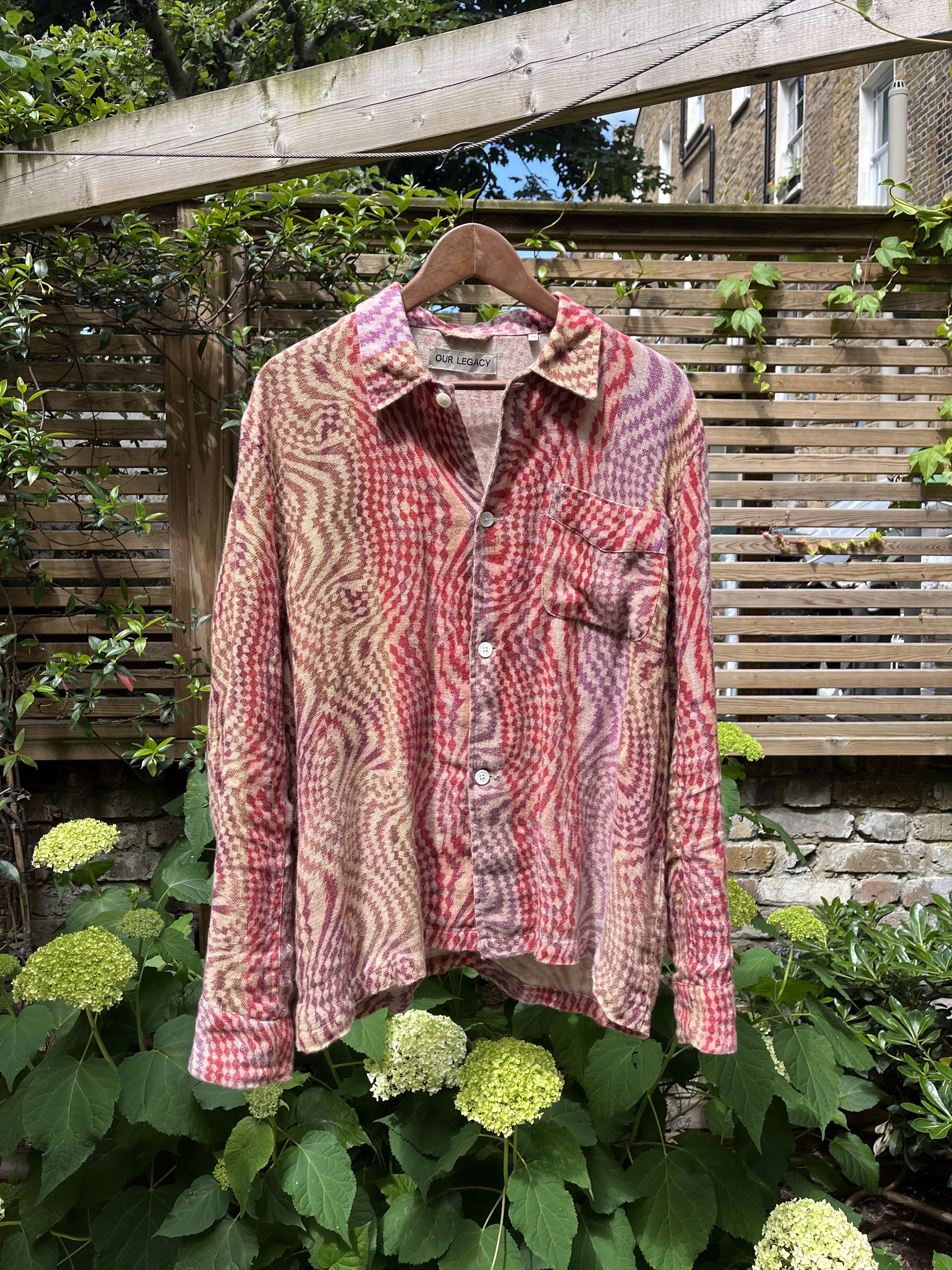 Our Legacy S/S 21 'Hanabi' Print Box Shirt | Grailed