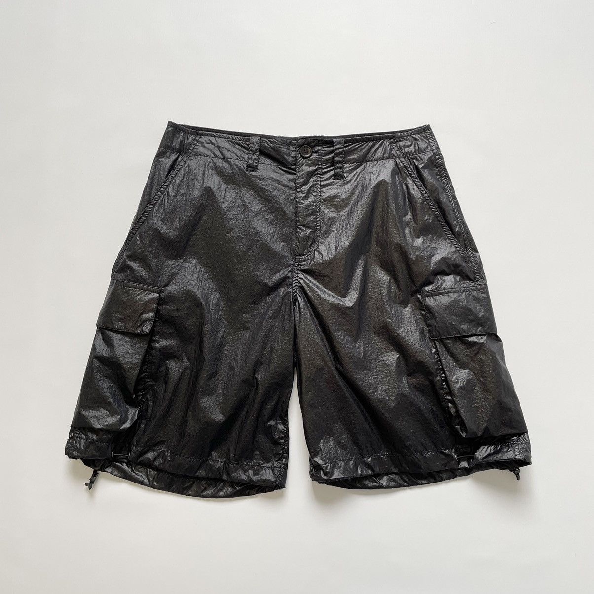 Pre-owned Our Legacy Black Ripstop Nylon ‘mount' Cargo Shorts