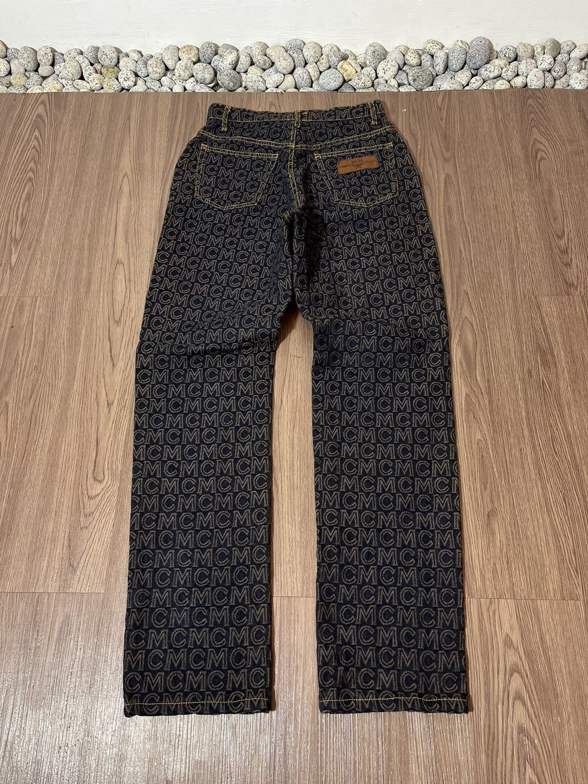 MCM MCM Legere Vintage Monogram Denim Size US 26 / EU 42 - 6 Thumbnail