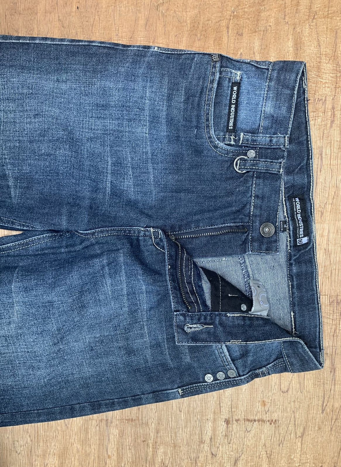 Hook-Ups World Industries Orignal Skateboarding Company Denim Pants Size US 28 / EU 44 - 17 Thumbnail