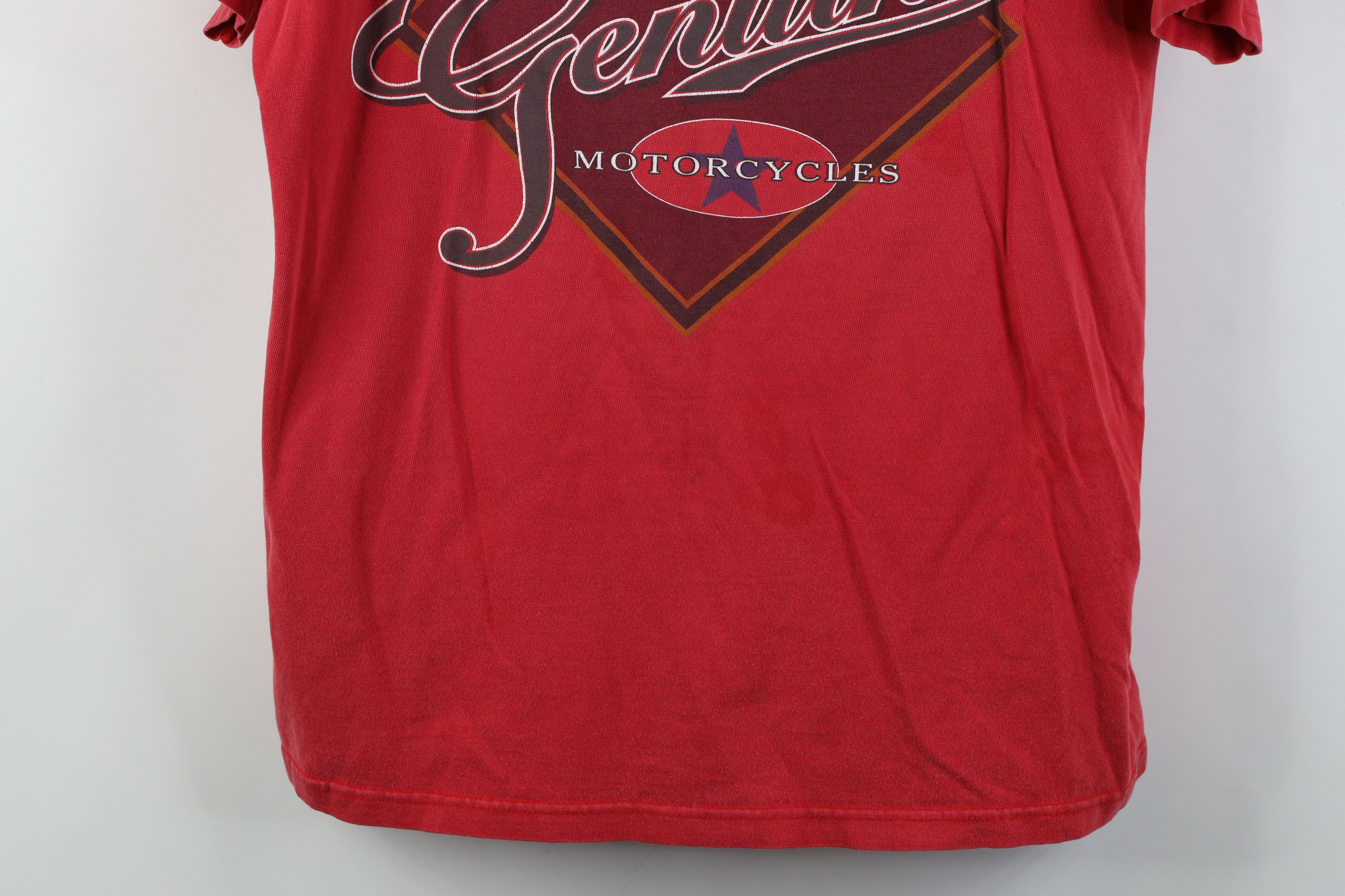 Harley Davidson Vintage 90s Harley Davidson Short Sleeve T-Shirt Red USA Size US L / EU 52-54 / 3 - 3 Thumbnail
