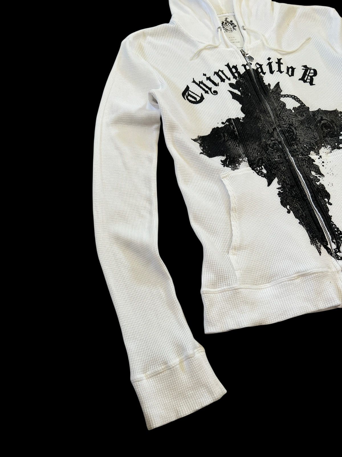 If Six Was Nine × Japanese Brand × Tornado Mart Tornado Mart Goth Printed Thermal Zipper Hoodie Size US S / EU 44-46 / 1 - 5 Thumbnail