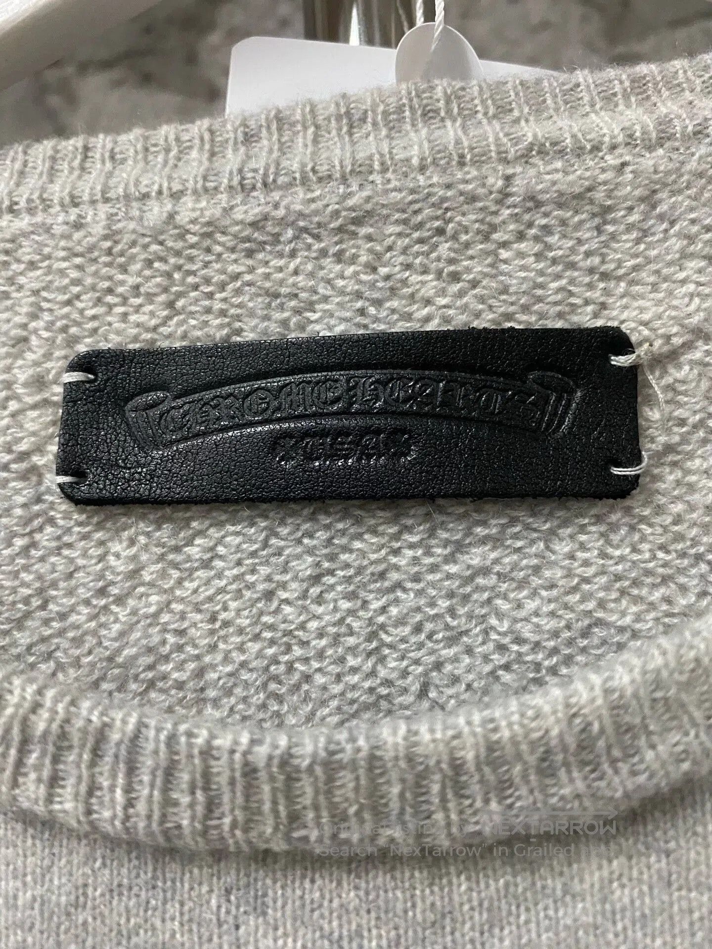 Chrome Hearts chrome hearts gray cashmere embroidered sweater. Size US M / EU 48-50 / 2 - 6 Thumbnail