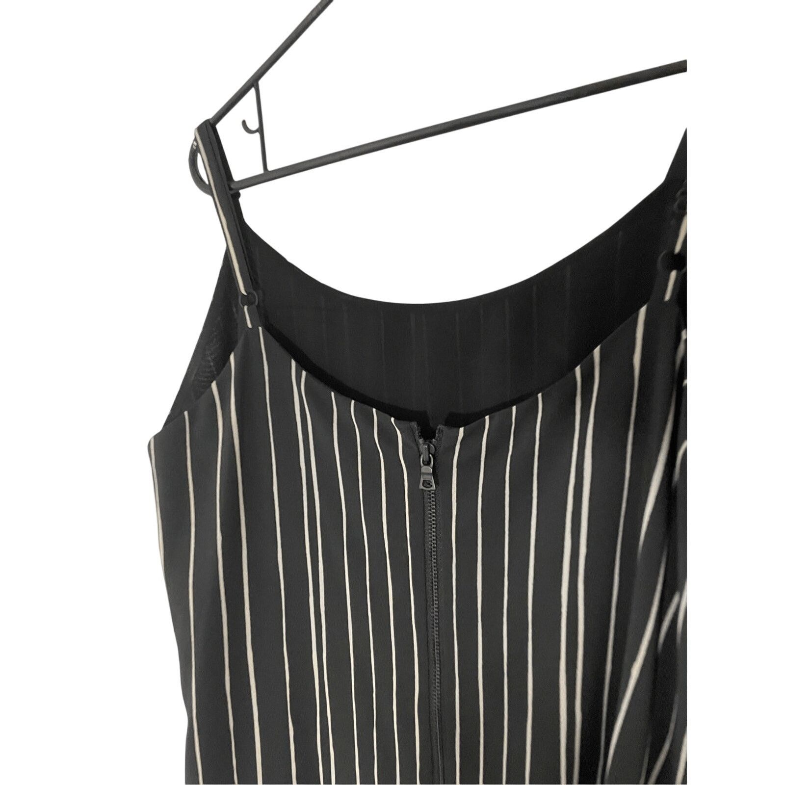 Alice + Olivia Alice + Olivia Spaghetti Stripe Maxi Slit Dress Minimal 4 Size S / US 4 / IT 40 - 6 Thumbnail